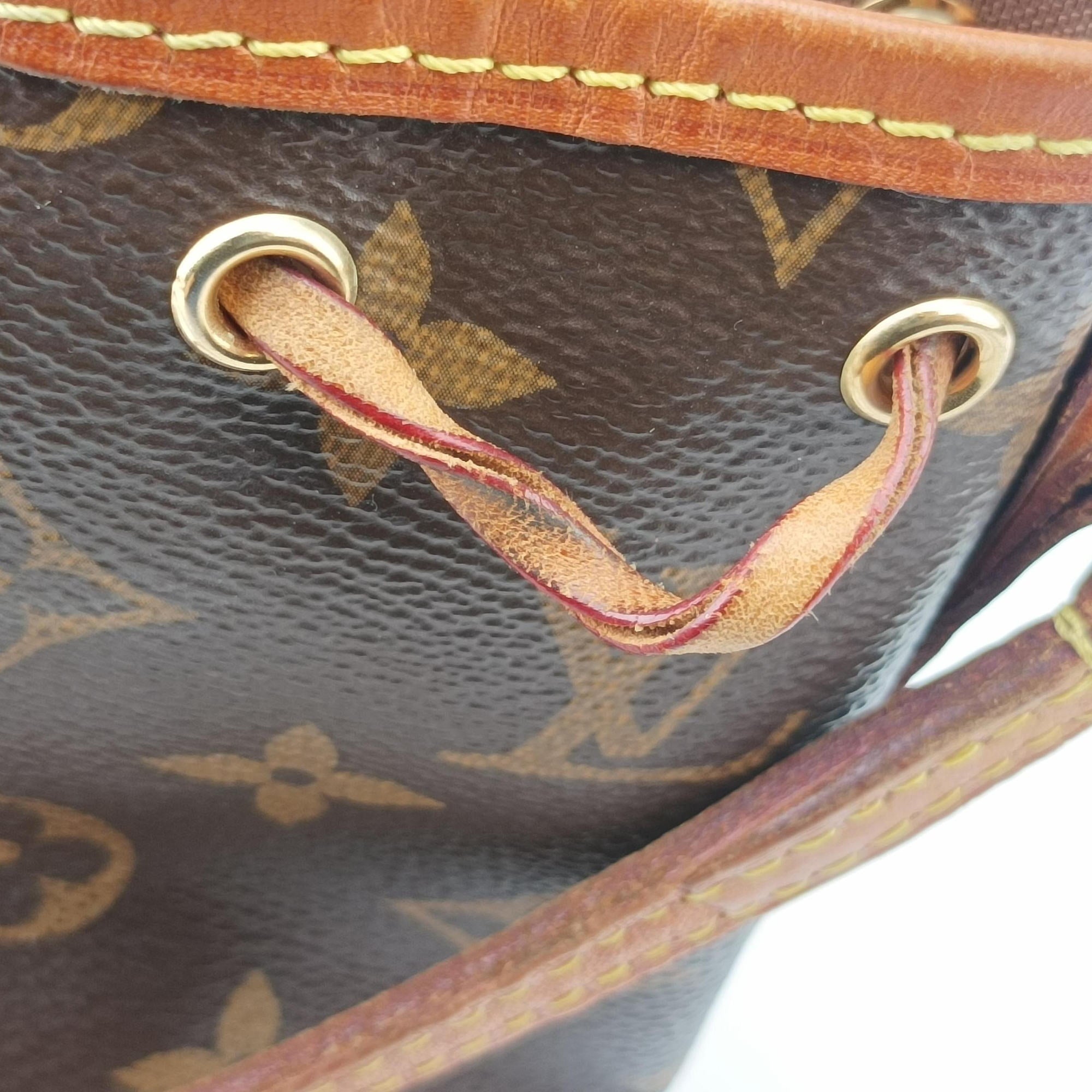 Pre-owned Louis Vuitton Nano Noe Brown Monogram canvas M41346 shoulderbag | stylenewstar