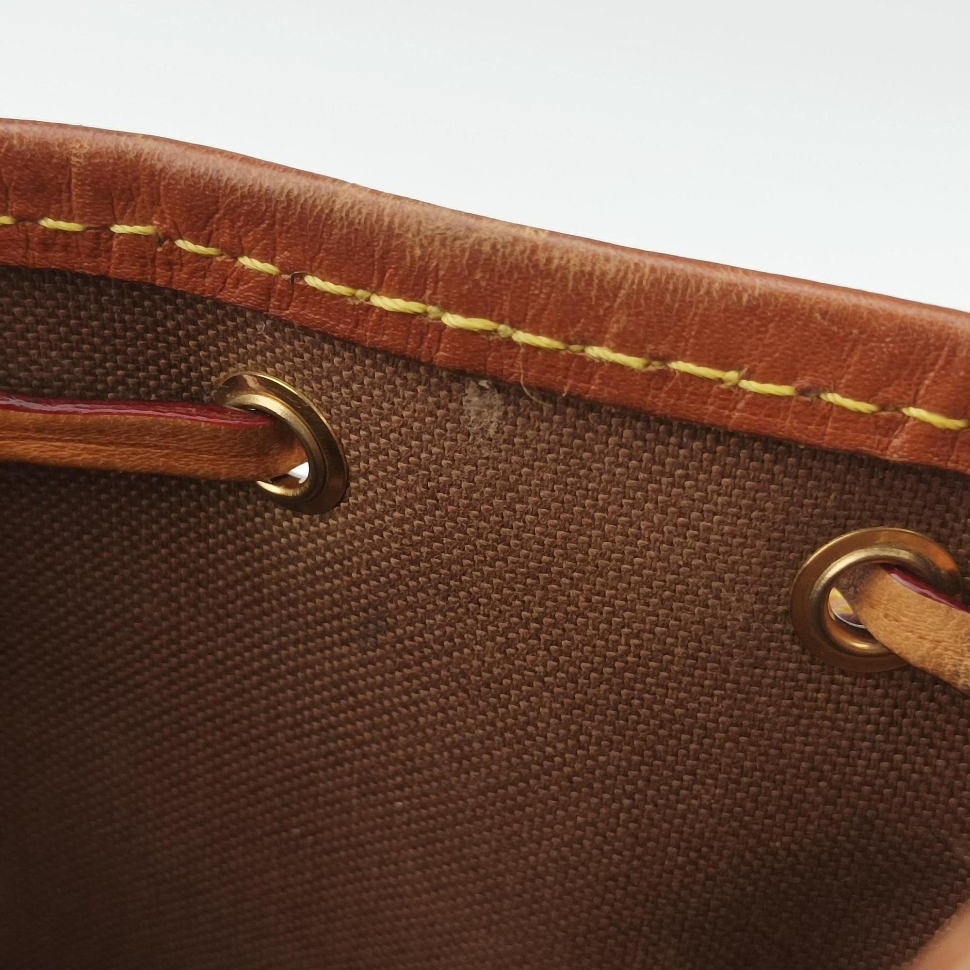 Pre-owned Louis Vuitton Nano Noe Brown Monogram canvas M41346 shoulderbag | stylenewstar