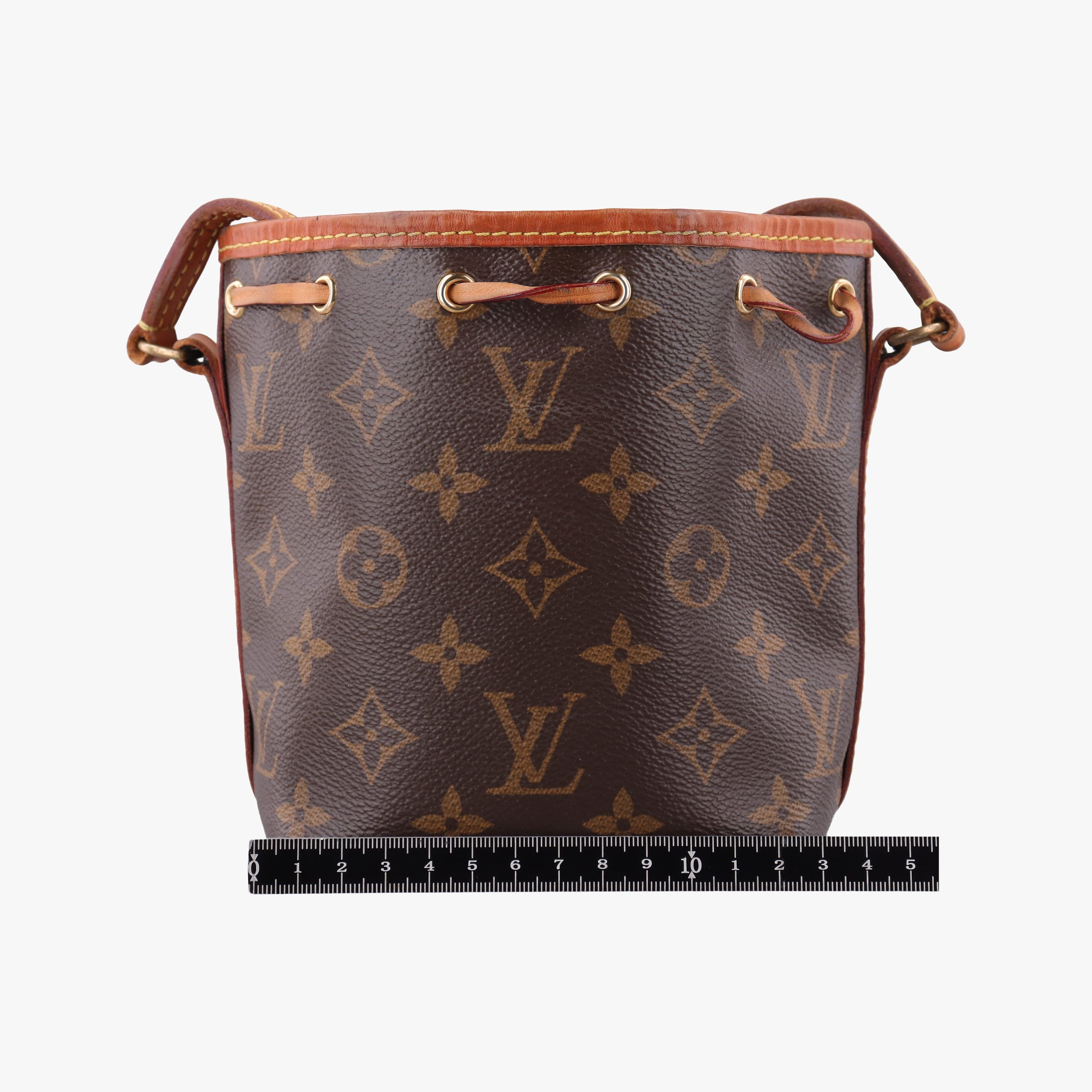 Pre-owned Louis Vuitton Nano Noe Brown Monogram canvas M41346 shoulderbag | stylenewstar