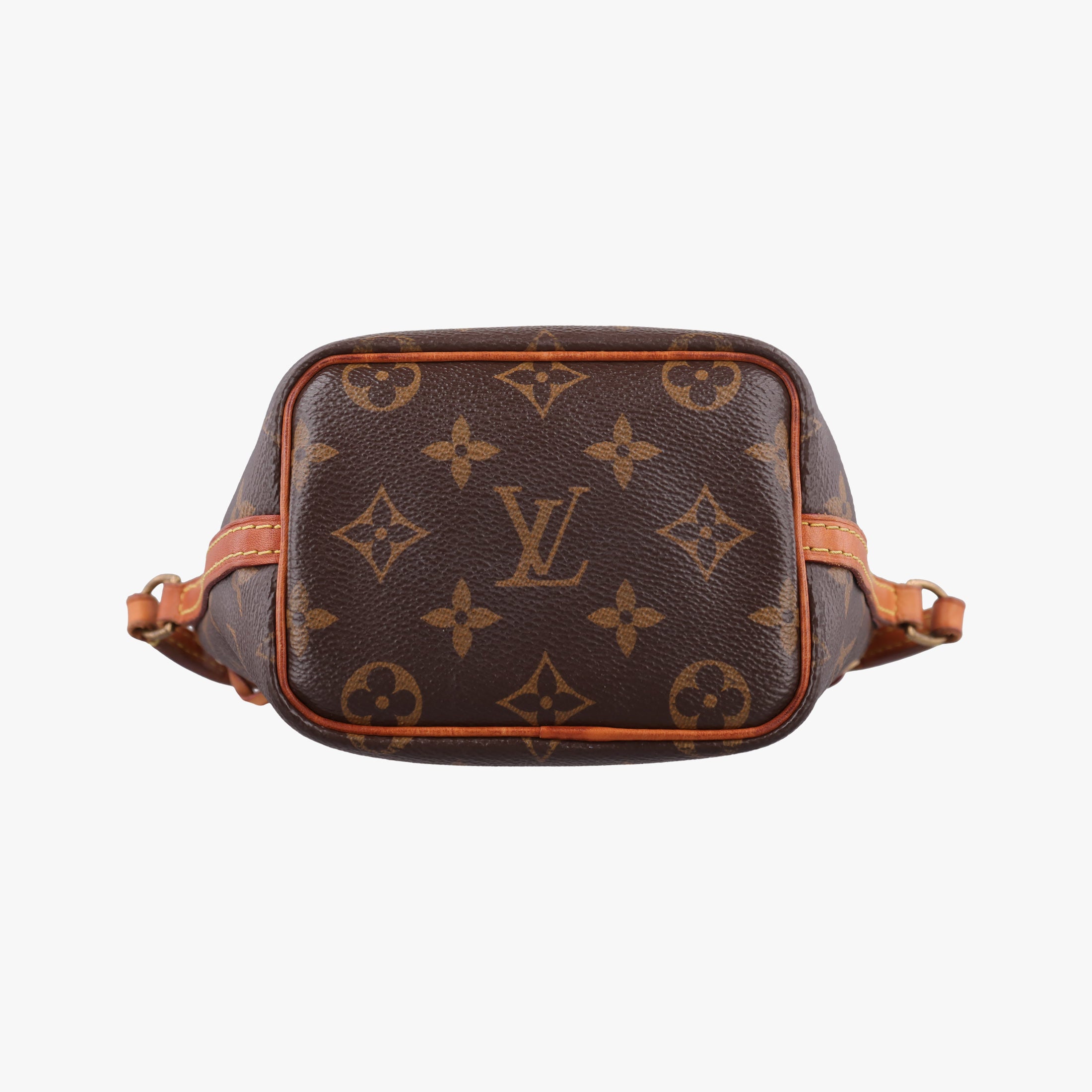 Pre-owned Louis Vuitton Nano Noe Brown Monogram canvas M41346 shoulderbag | stylenewstar