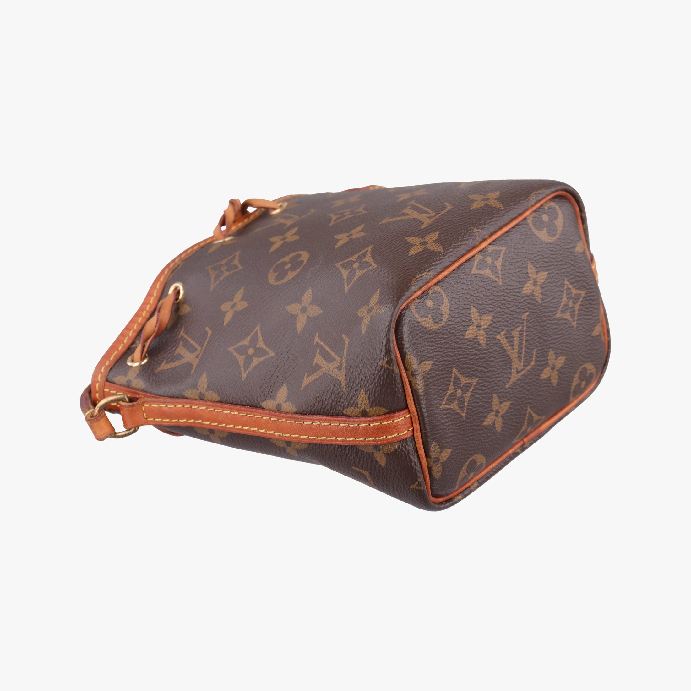 Pre-owned Louis Vuitton Nano Noe Brown Monogram canvas M41346 shoulderbag | stylenewstar
