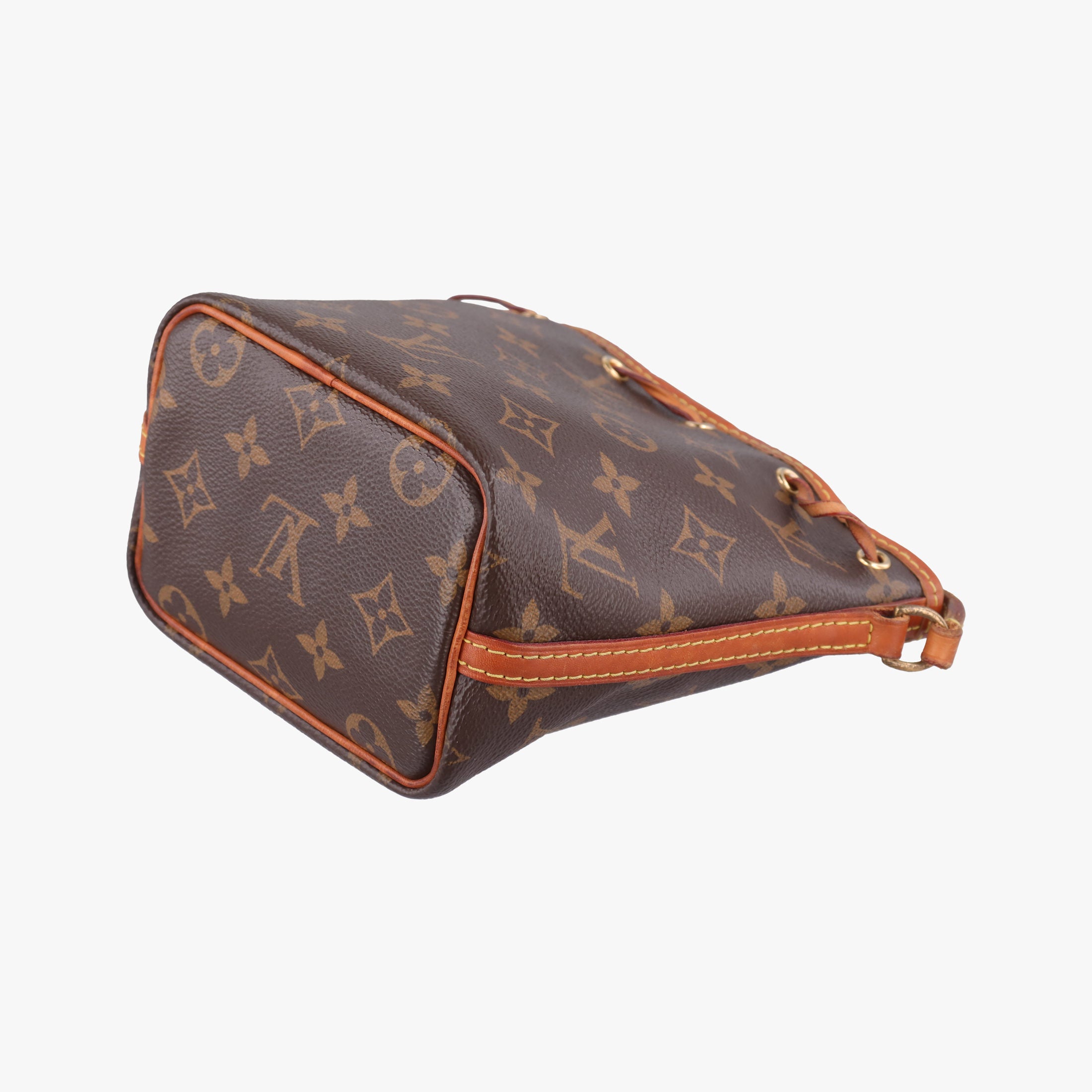 Pre-owned Louis Vuitton Nano Noe Brown Monogram canvas M41346 shoulderbag | stylenewstar