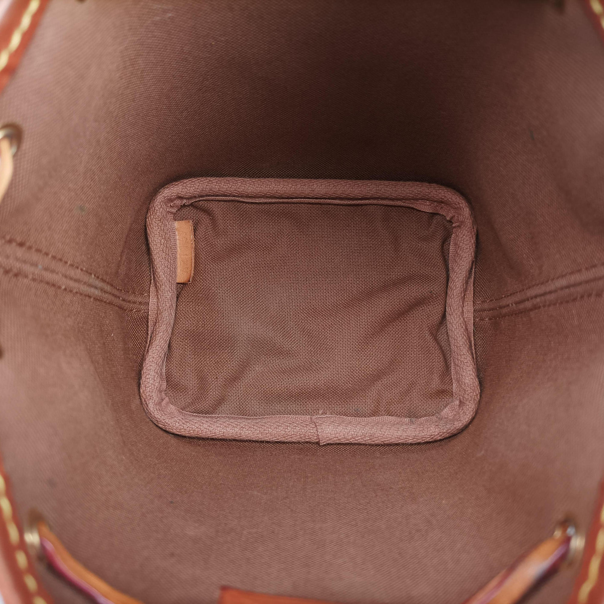 Pre-owned Louis Vuitton Nano Noe Brown Monogram canvas M41346 shoulderbag | stylenewstar