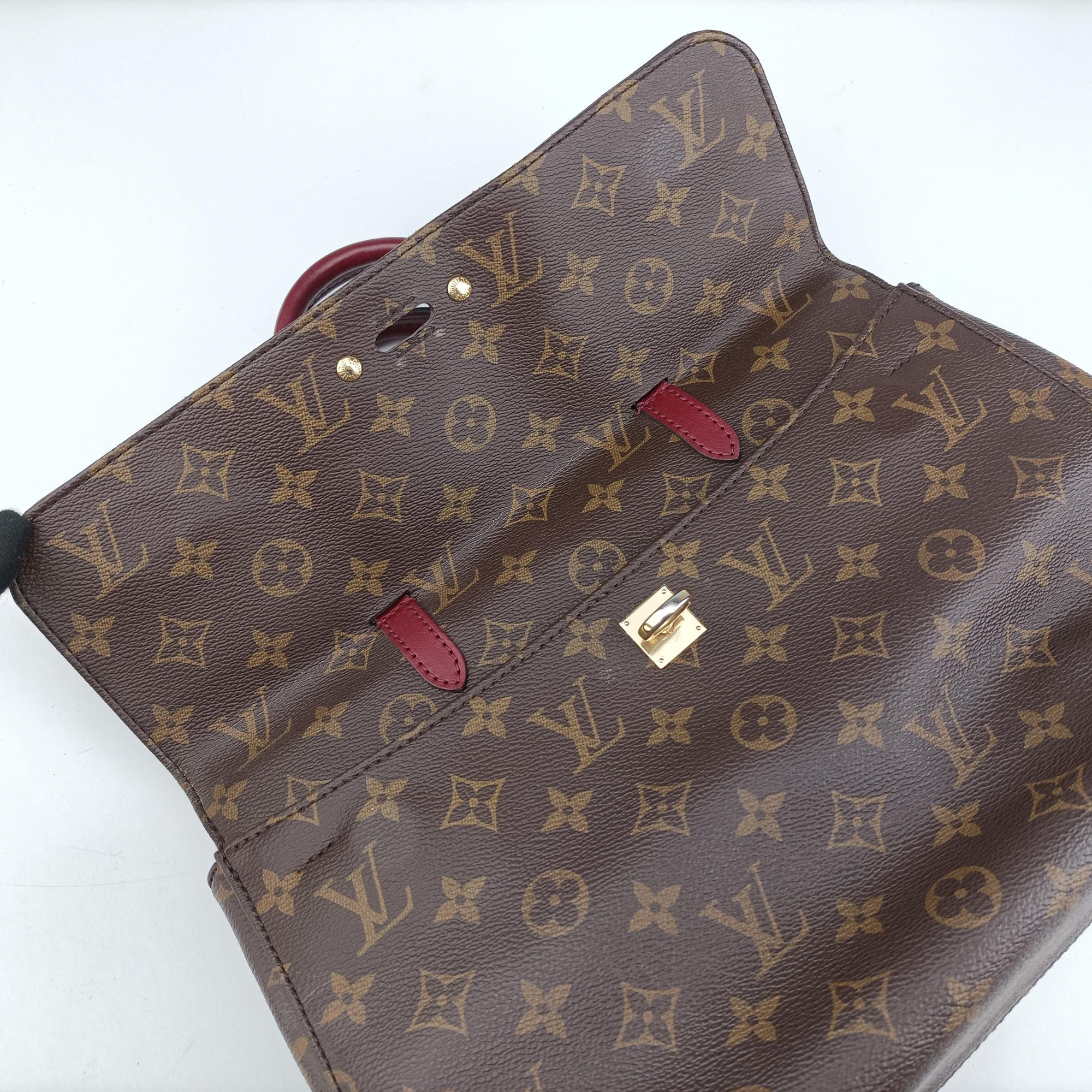 Secondhand Louis Vuitton Venus brown×RAISIN Monogram Canvas×calf leather M42413 handbag | stylenewstar