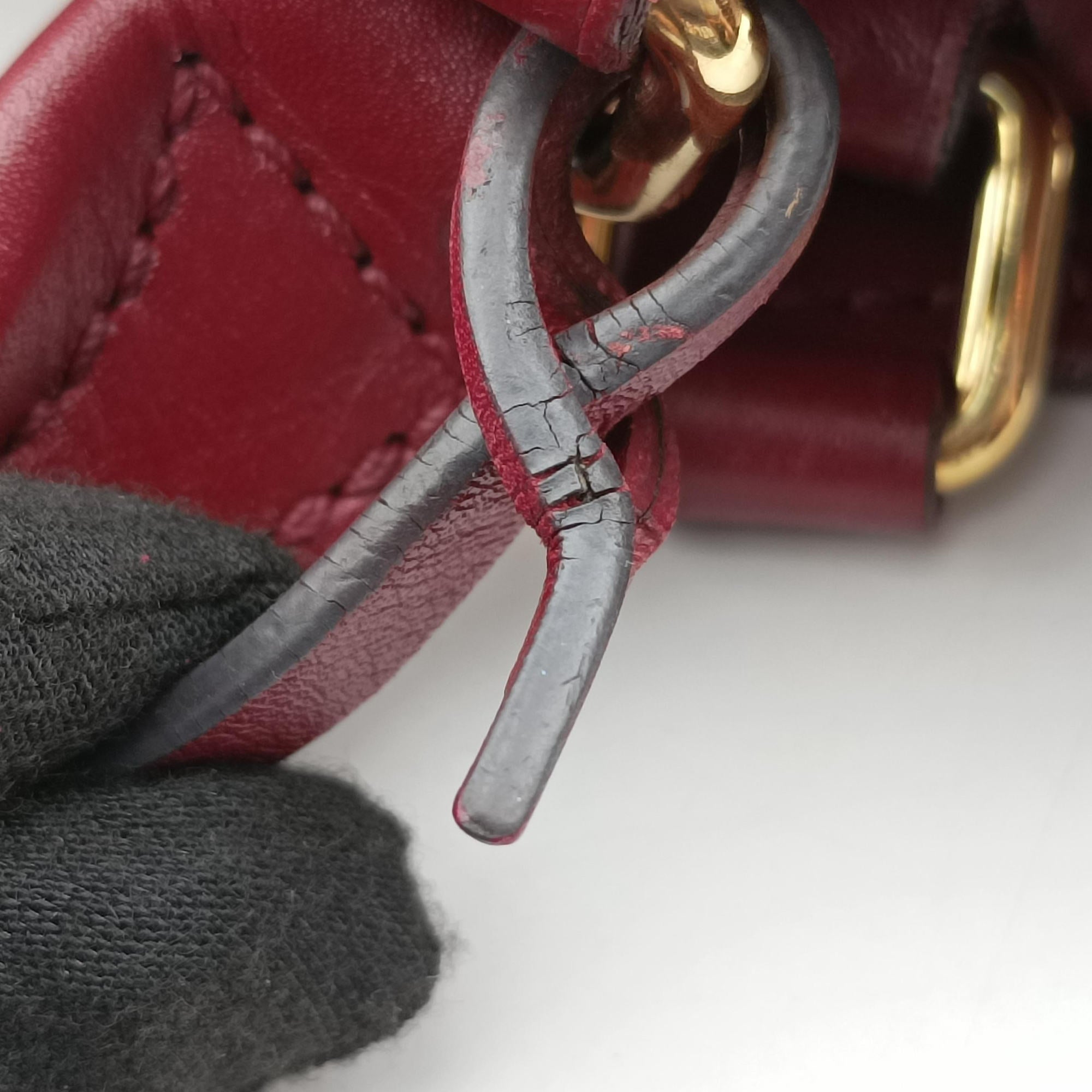 Secondhand Louis Vuitton Venus brown×RAISIN Monogram Canvas×calf leather M42413 handbag | stylenewstar