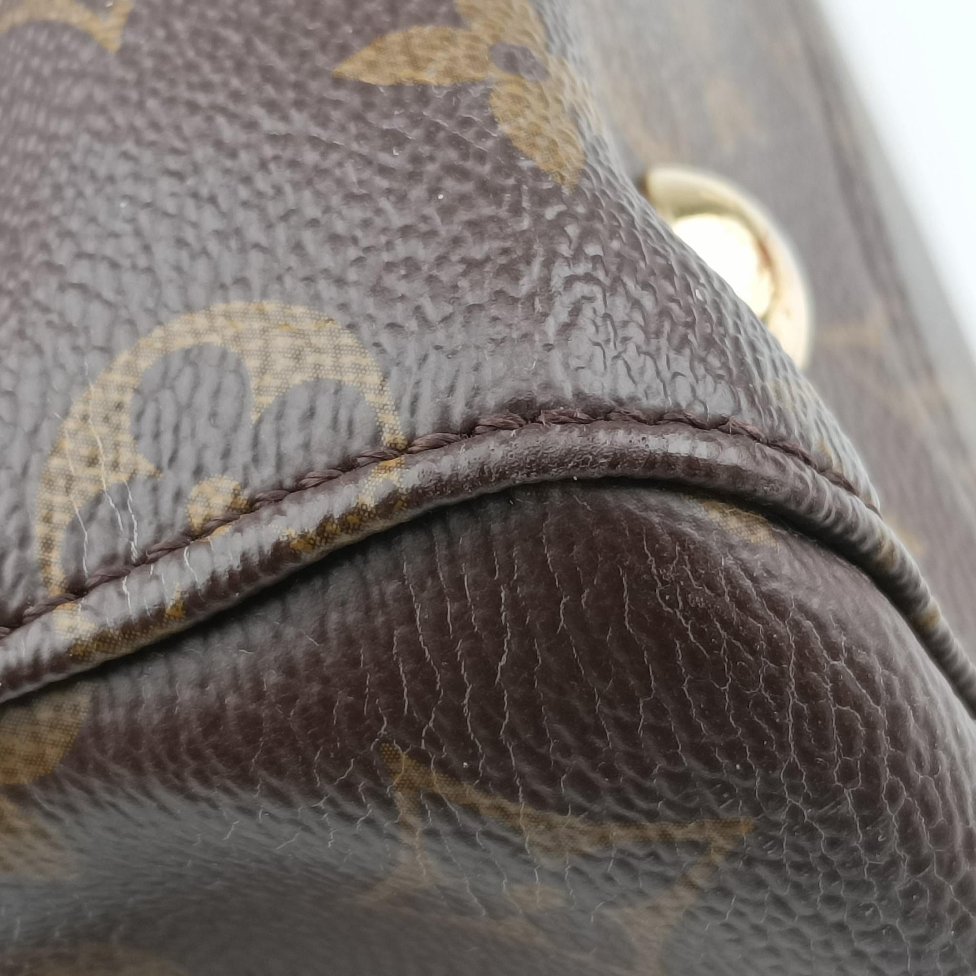 Secondhand Louis Vuitton Venus brown×RAISIN Monogram Canvas×calf leather M42413 handbag | stylenewstar