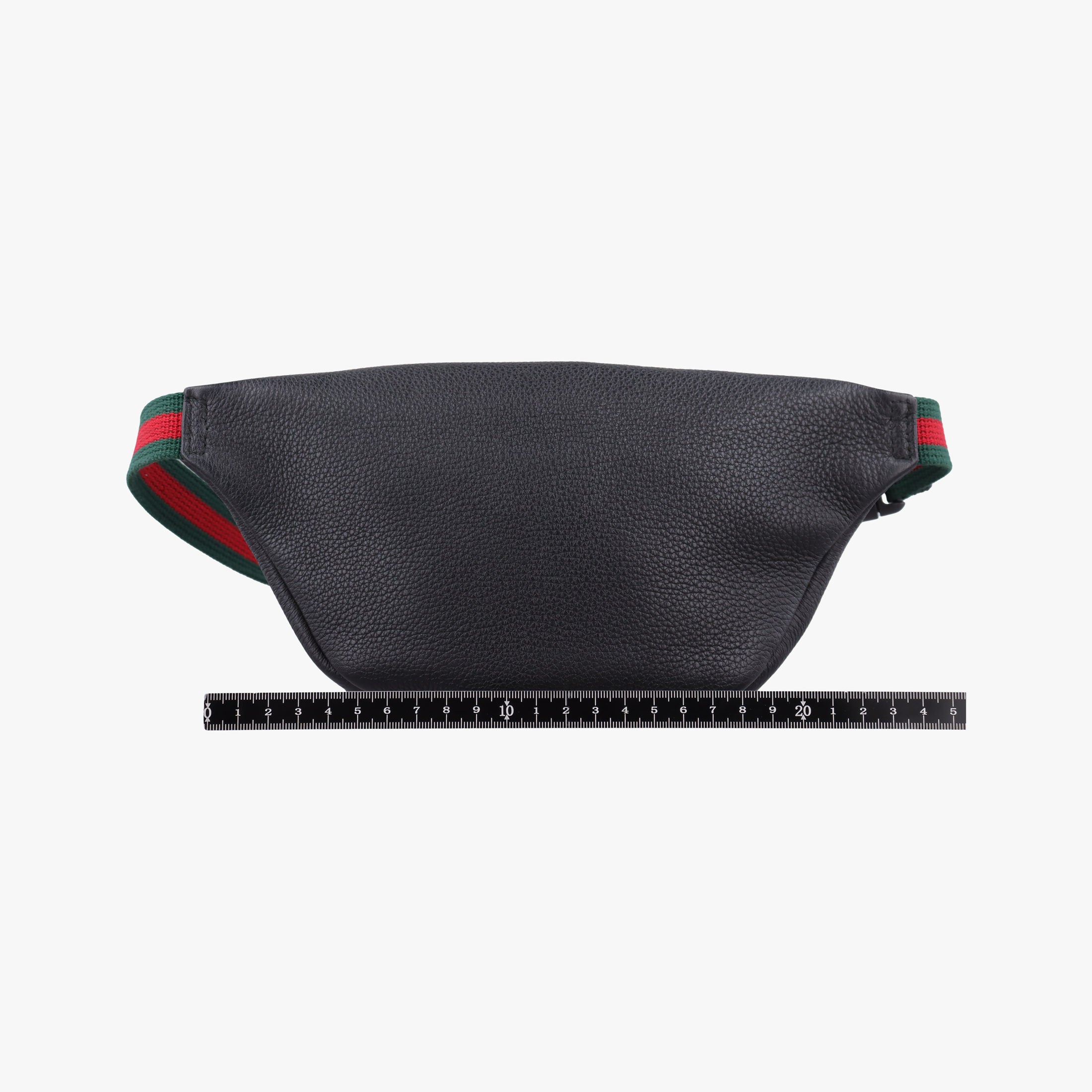 Secondhand Gucci Print Black Leather 527792 bum bag/waist bag | stylenewstar