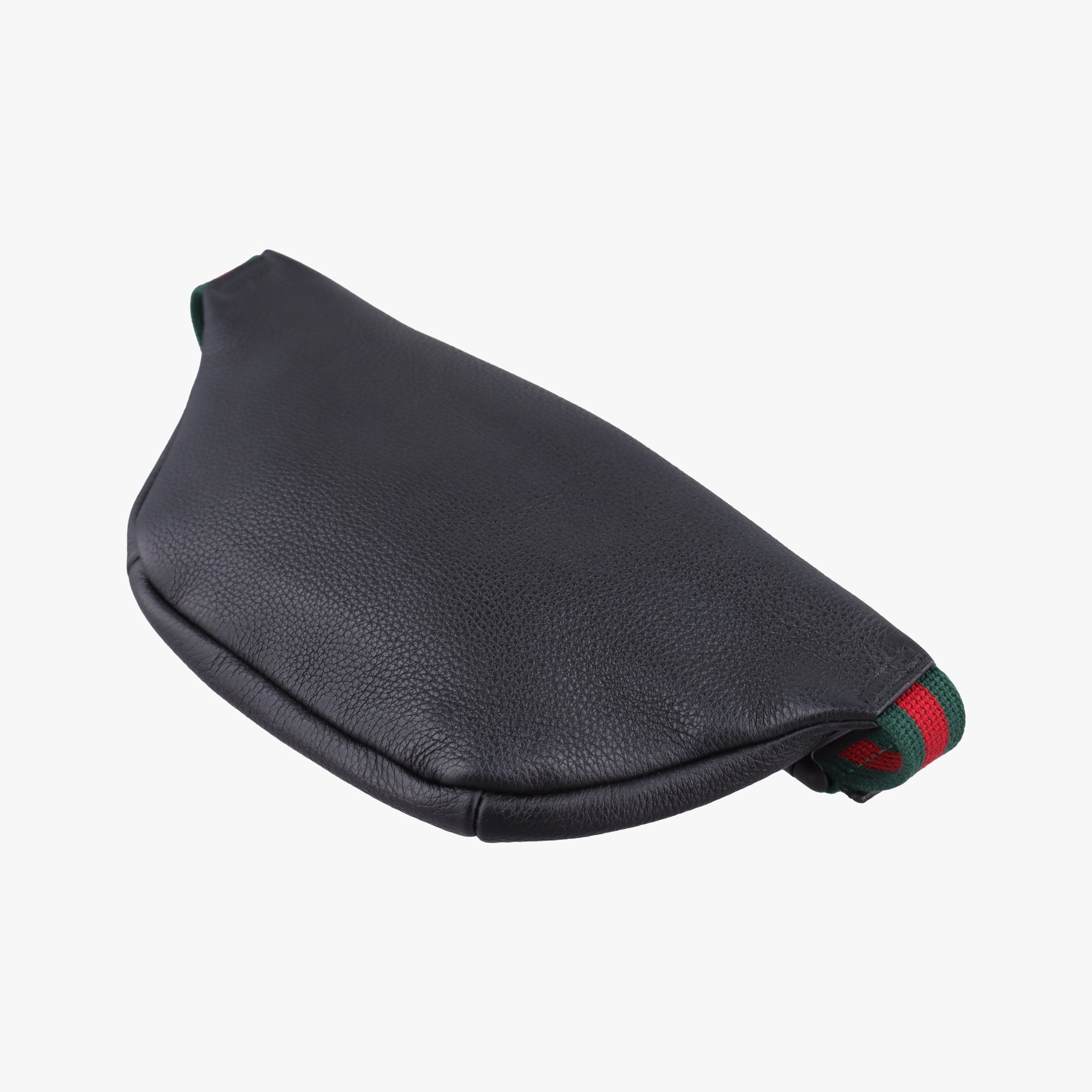 Secondhand Gucci Print Black Leather 527792 bum bag/waist bag | stylenewstar