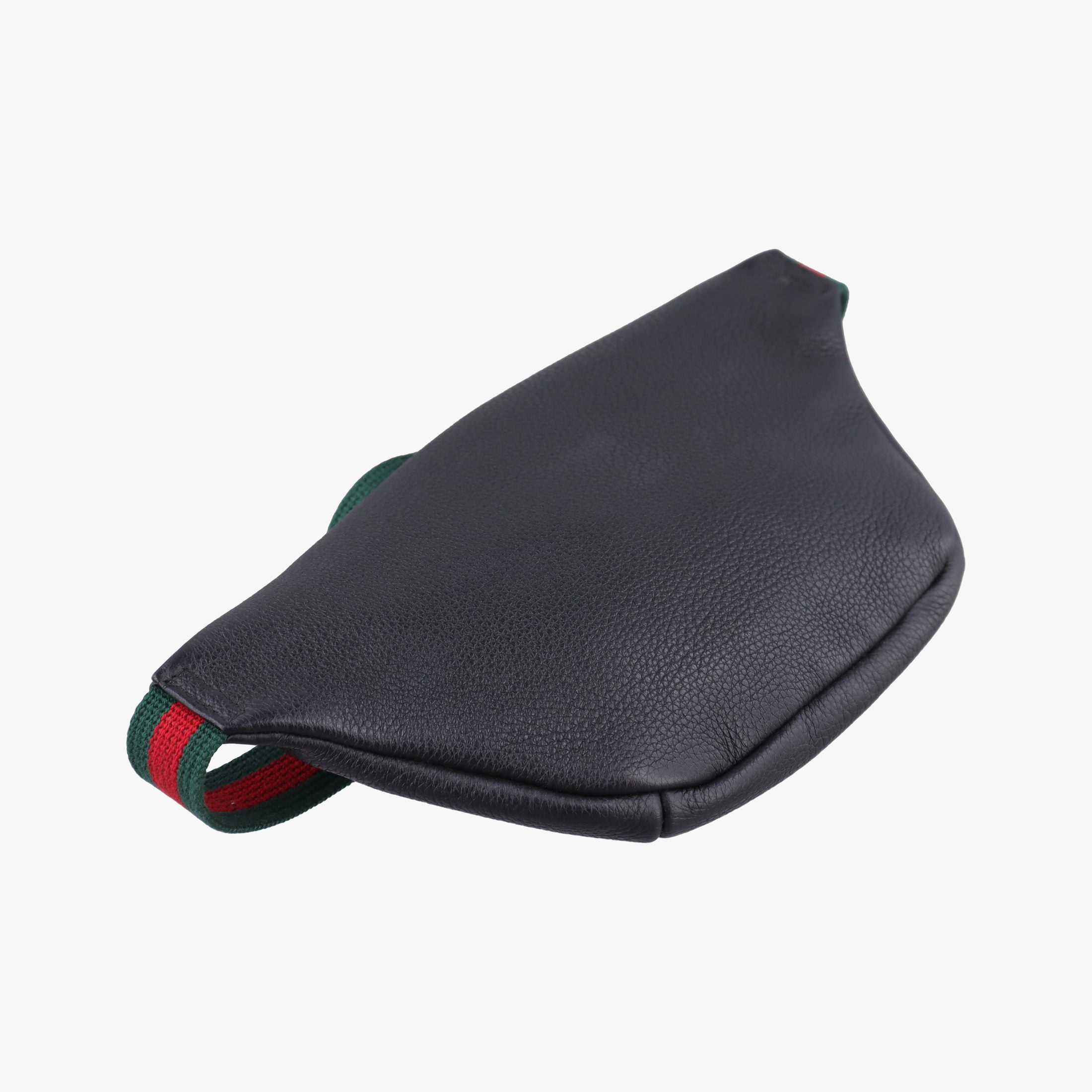 Secondhand Gucci Print Black Leather 527792 bum bag/waist bag | stylenewstar