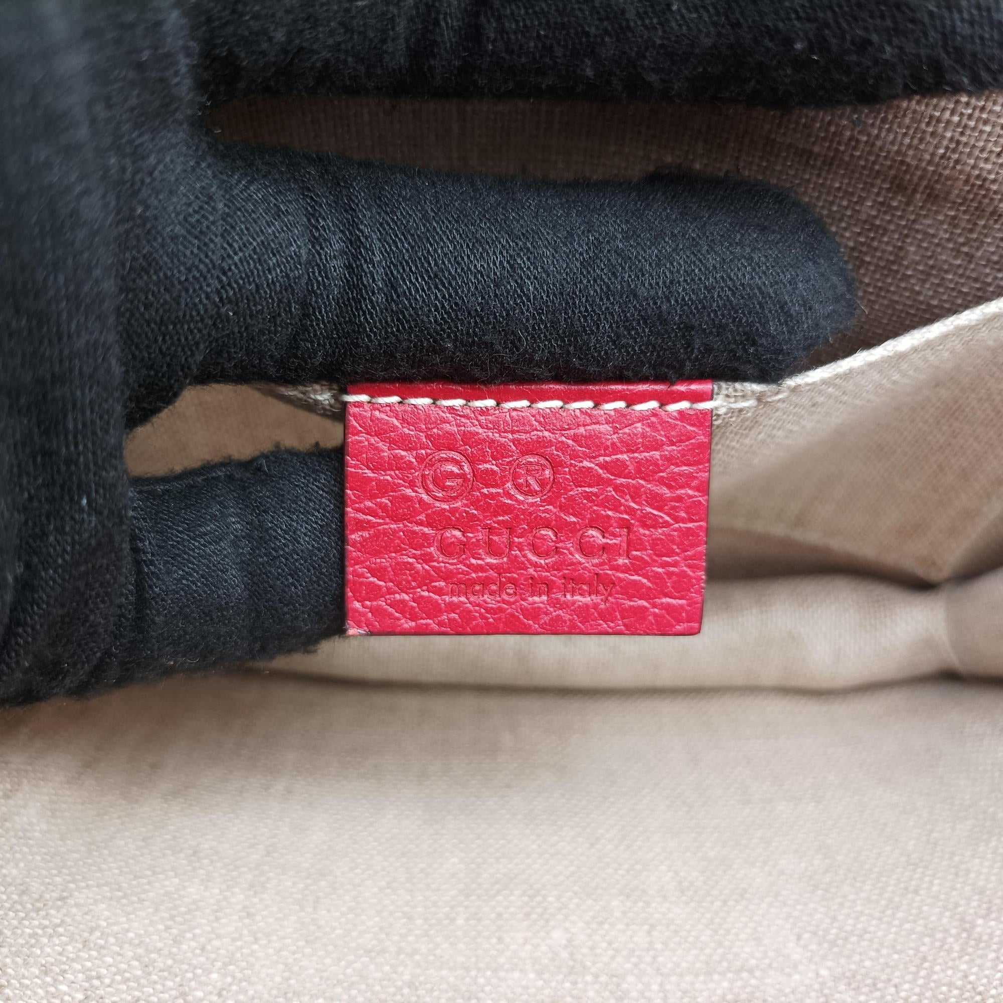 Secondhand Gucci Interlocking G Red Leather 510304 shoulderbag | stylenewstar