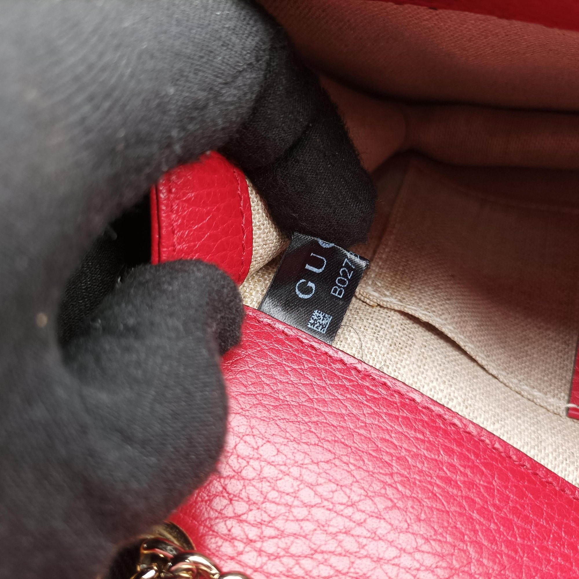 Secondhand Gucci Interlocking G Red Leather 510304 shoulderbag | stylenewstar