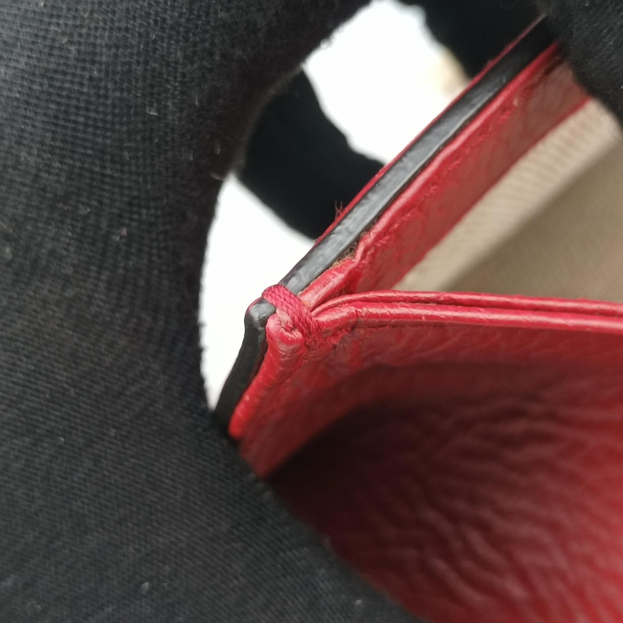 Secondhand Gucci Interlocking G Red Leather 510304 shoulderbag | stylenewstar