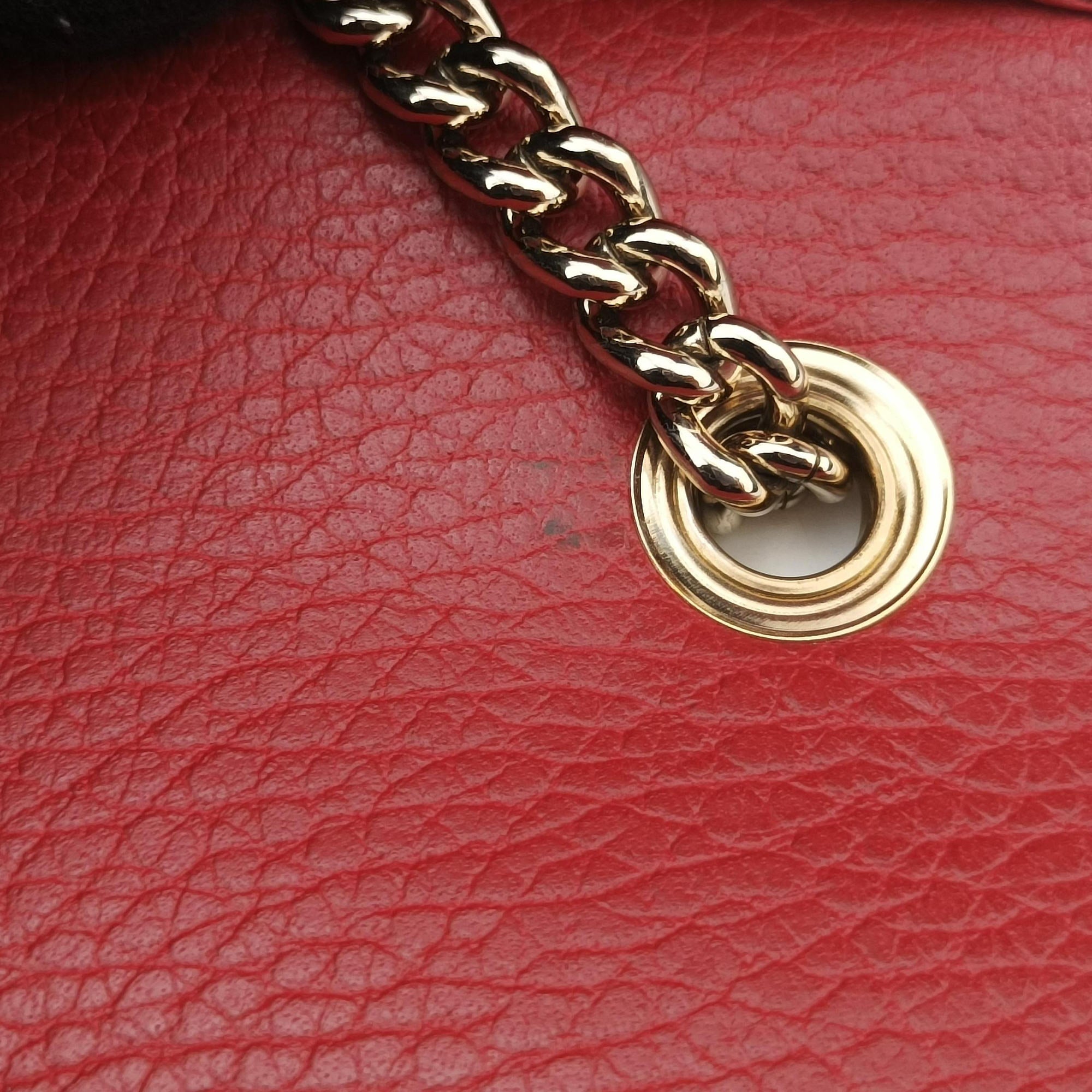 Secondhand Gucci Interlocking G Red Leather 510304 shoulderbag | stylenewstar