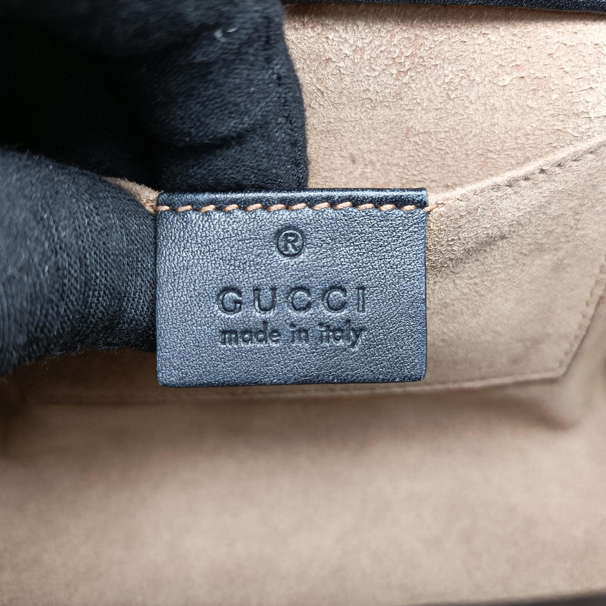 Pre-owned Gucci Padlock Black PVC coated canvas×Leather 409487 shoulderbag | stylenewstar