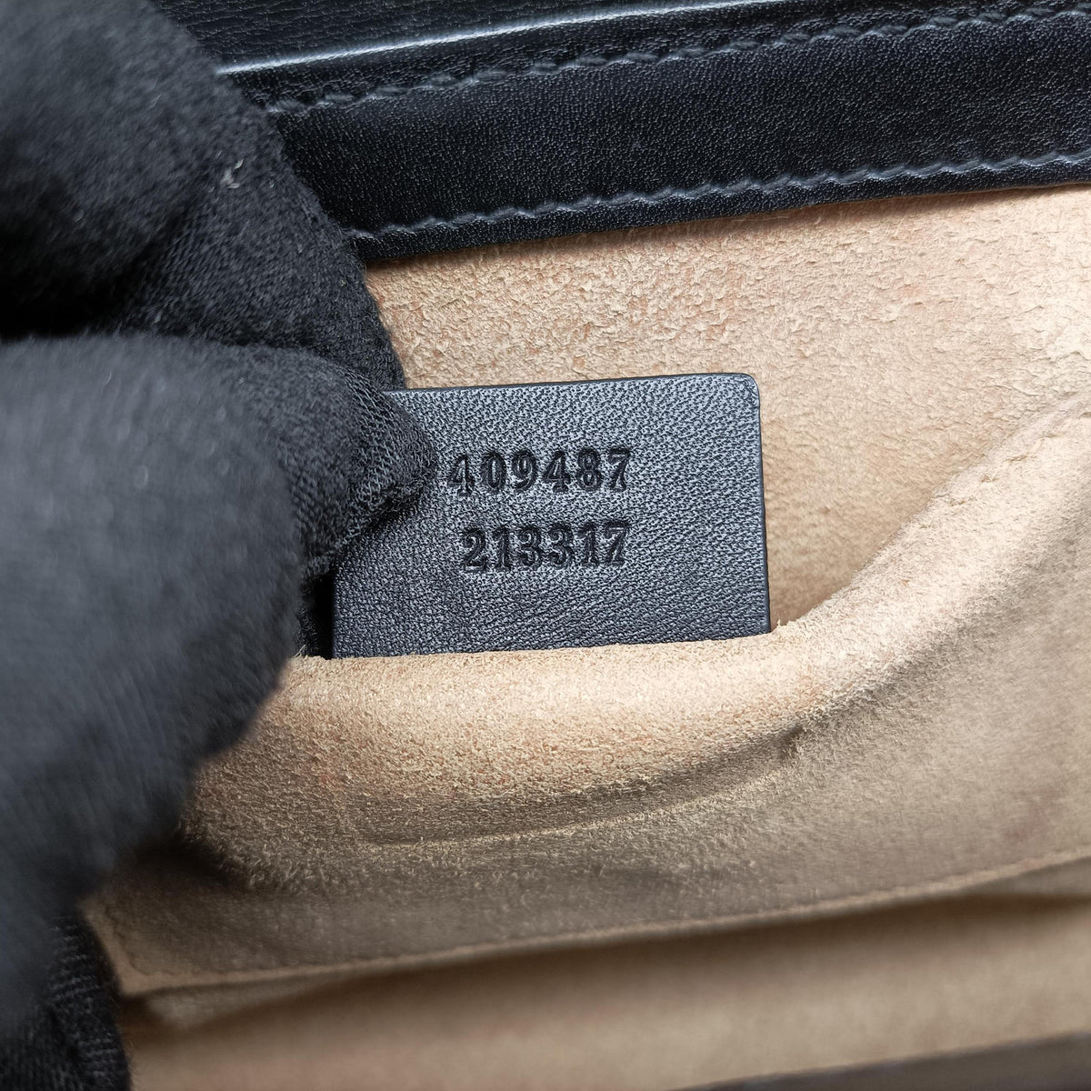 Pre-owned Gucci Padlock Black PVC coated canvas×Leather 409487 shoulderbag | stylenewstar