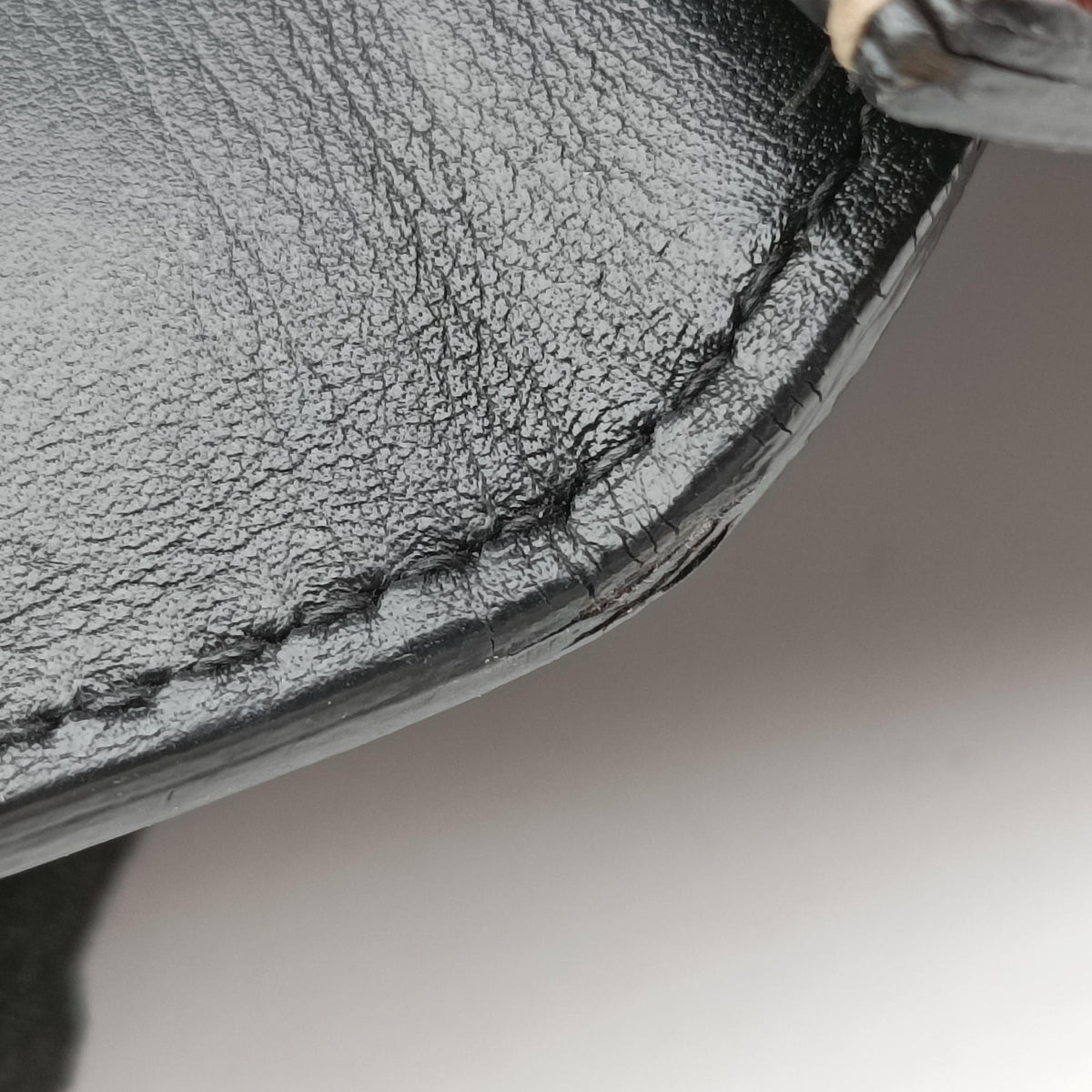 Pre-owned Gucci Padlock Black PVC coated canvas×Leather 409487 shoulderbag | stylenewstar