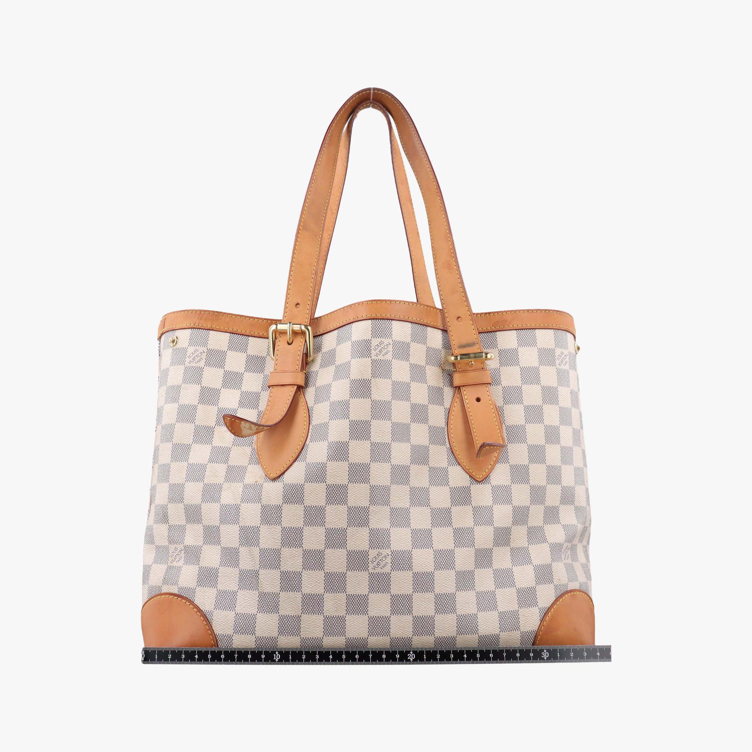 Pre-owned Louis Vuitton HAMPSTEAD MM AZUR Damier Canvas N51206 handbag | stylenewstar