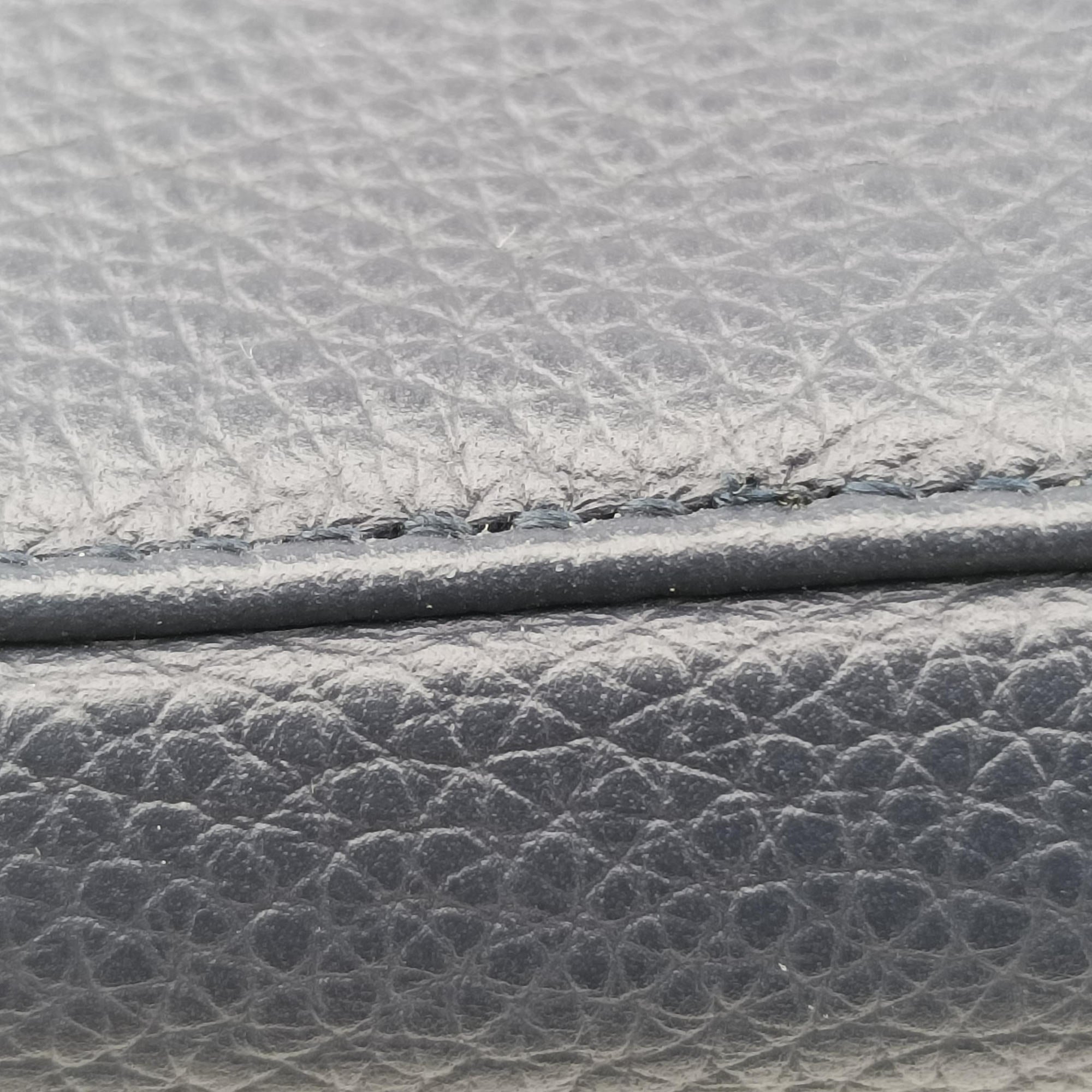 Vintage Christian Dior Compact Messenger Navy × Grey Leather  shoulderbag | stylenewstar