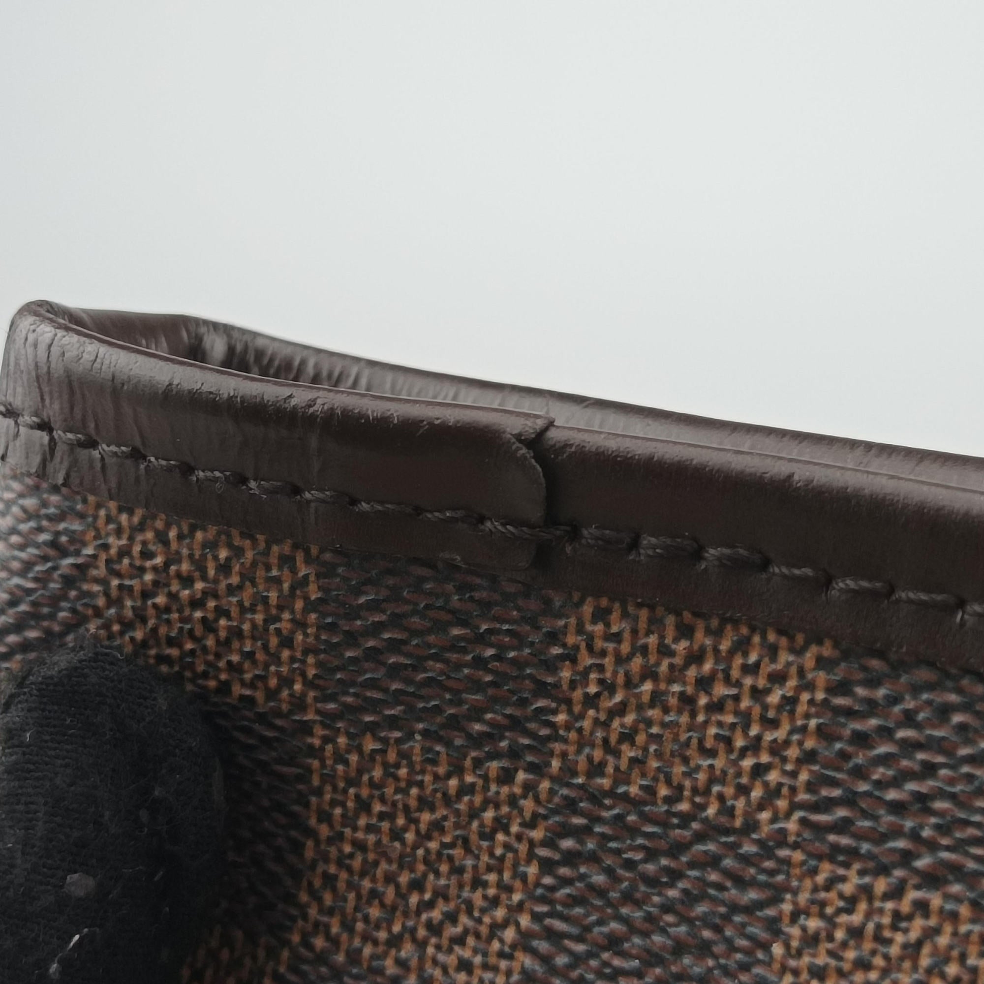 Vintage Louis Vuitton NEVERFULL MM EBENE Damier Canvas N51105 shoulderbag | stylenewstar
