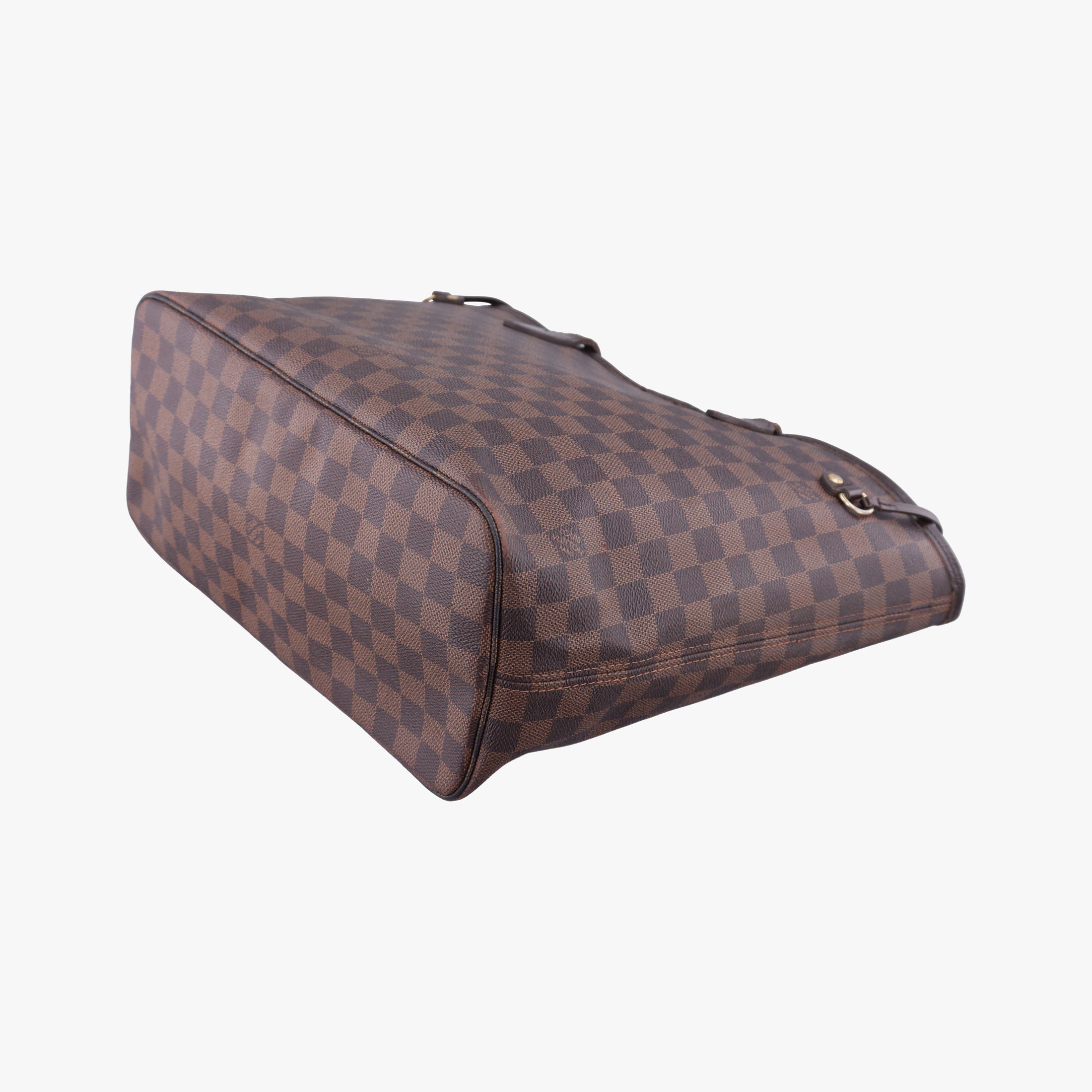 Vintage Louis Vuitton NEVERFULL MM EBENE Damier Canvas N51105 shoulderbag | stylenewstar