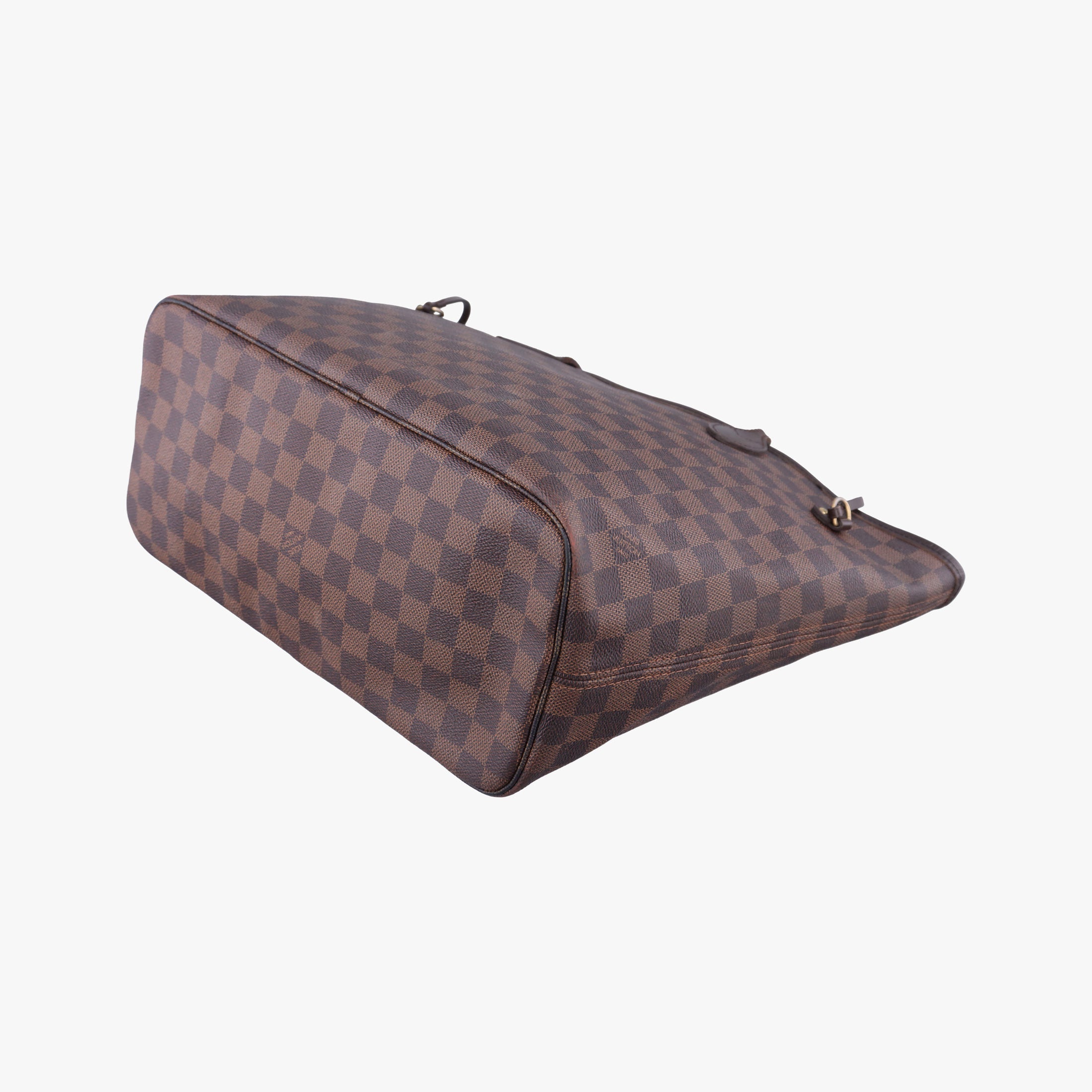 Vintage Louis Vuitton NEVERFULL MM EBENE Damier Canvas N51105 shoulderbag | stylenewstar