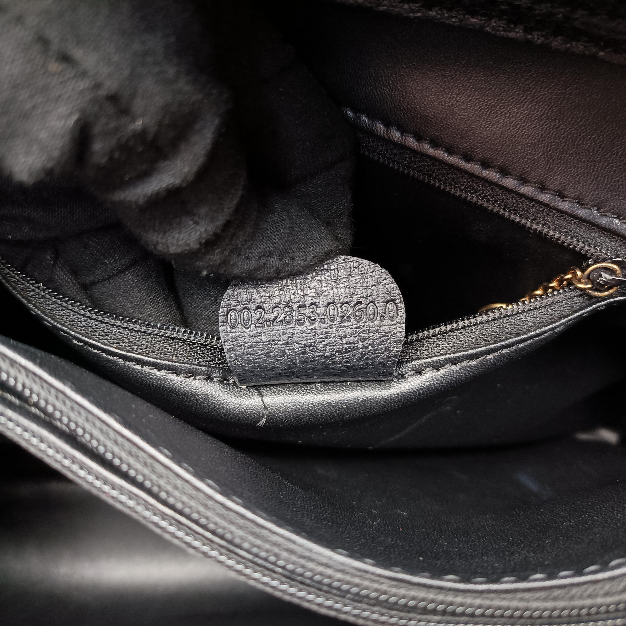 Secondhand Gucci Bamboo Black Leather 002.28 handbag | stylenewstar