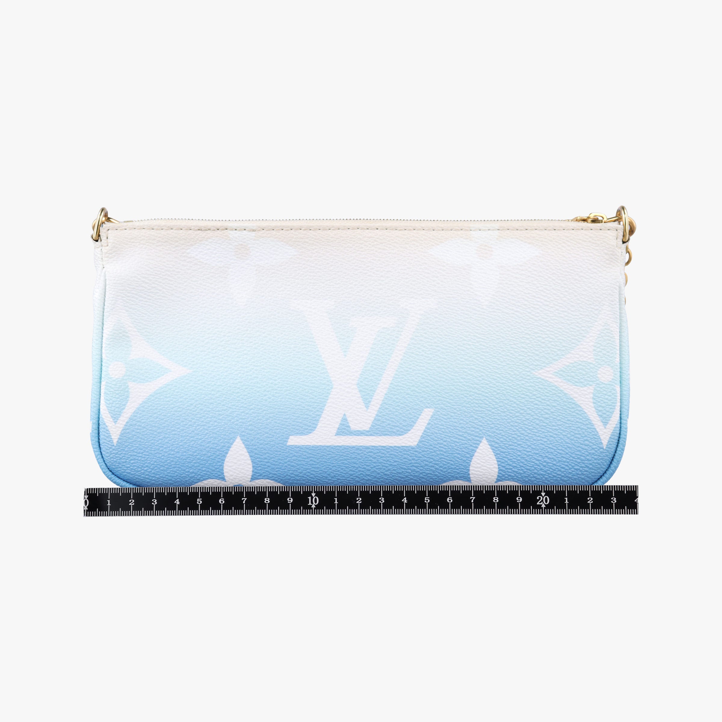 Vintage Louis Vuitton MULTI POCHETTE ACCESSOIRES Blue Gradient Monogram Giant M57633 bum bag/waist bag | stylenewstar