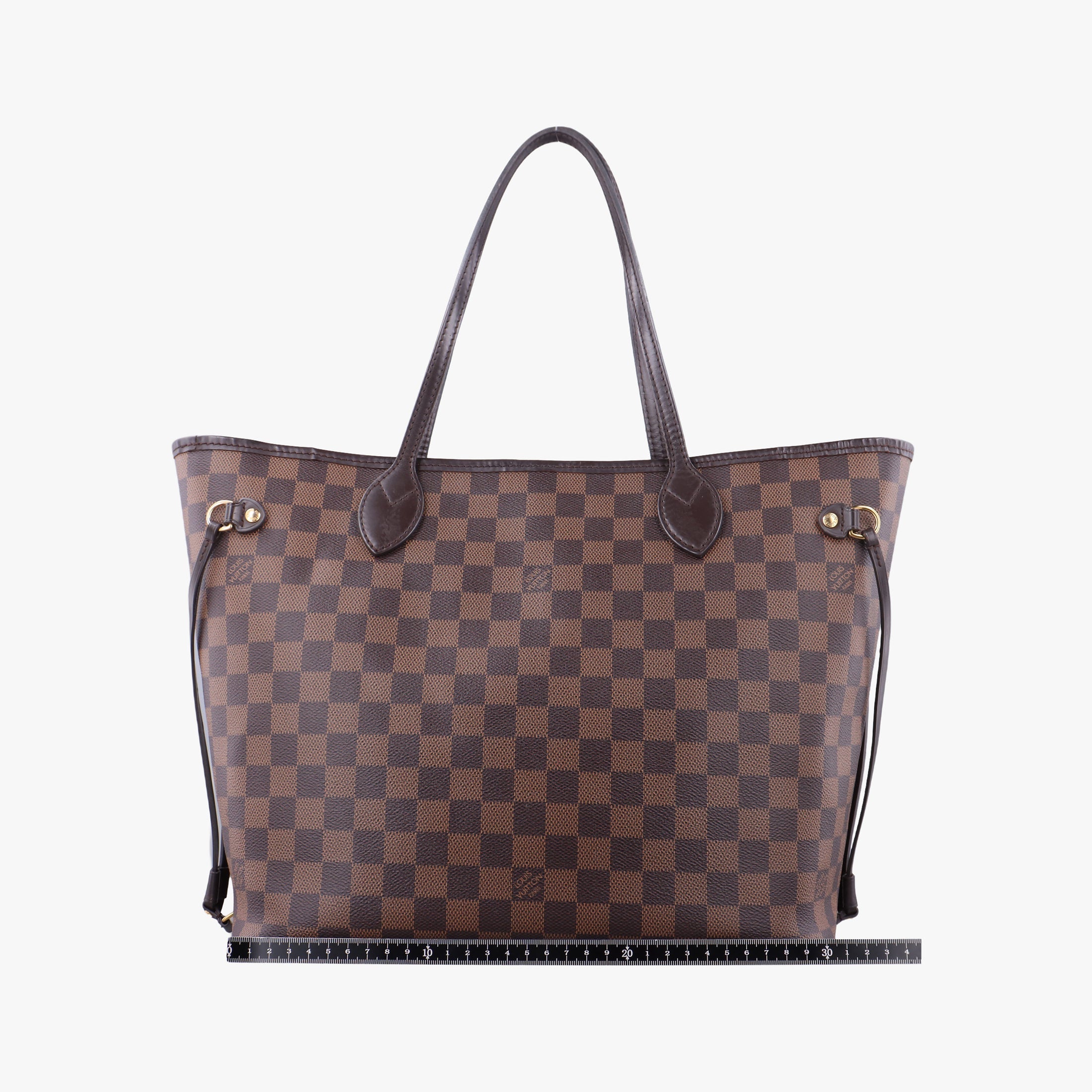 Pre-owned Louis Vuitton NEVERFULL MM EBENE Damier Canvas N51105 shoulderbag | stylenewstar