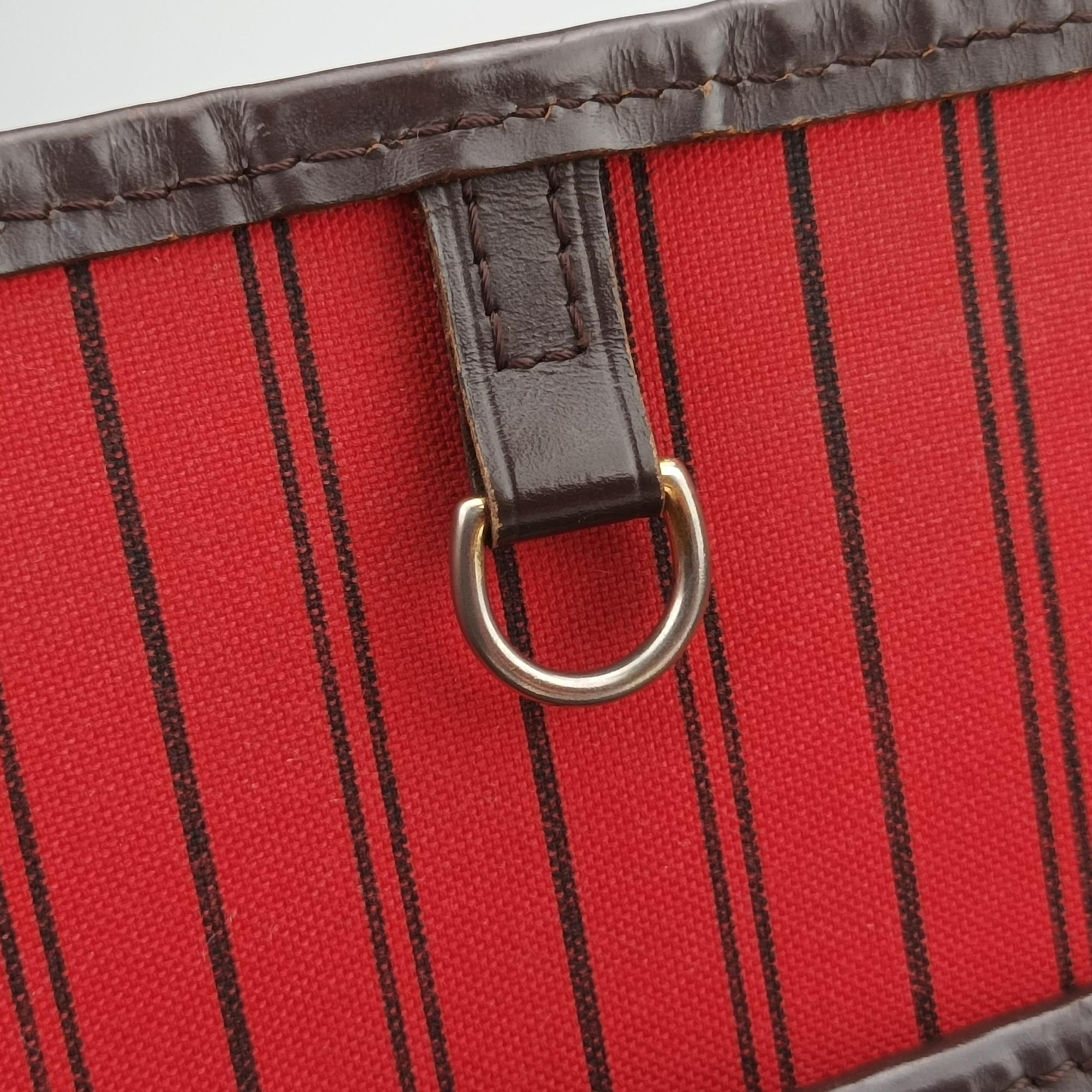 Pre-owned Louis Vuitton NEVERFULL MM EBENE Damier Canvas N51105 shoulderbag | stylenewstar