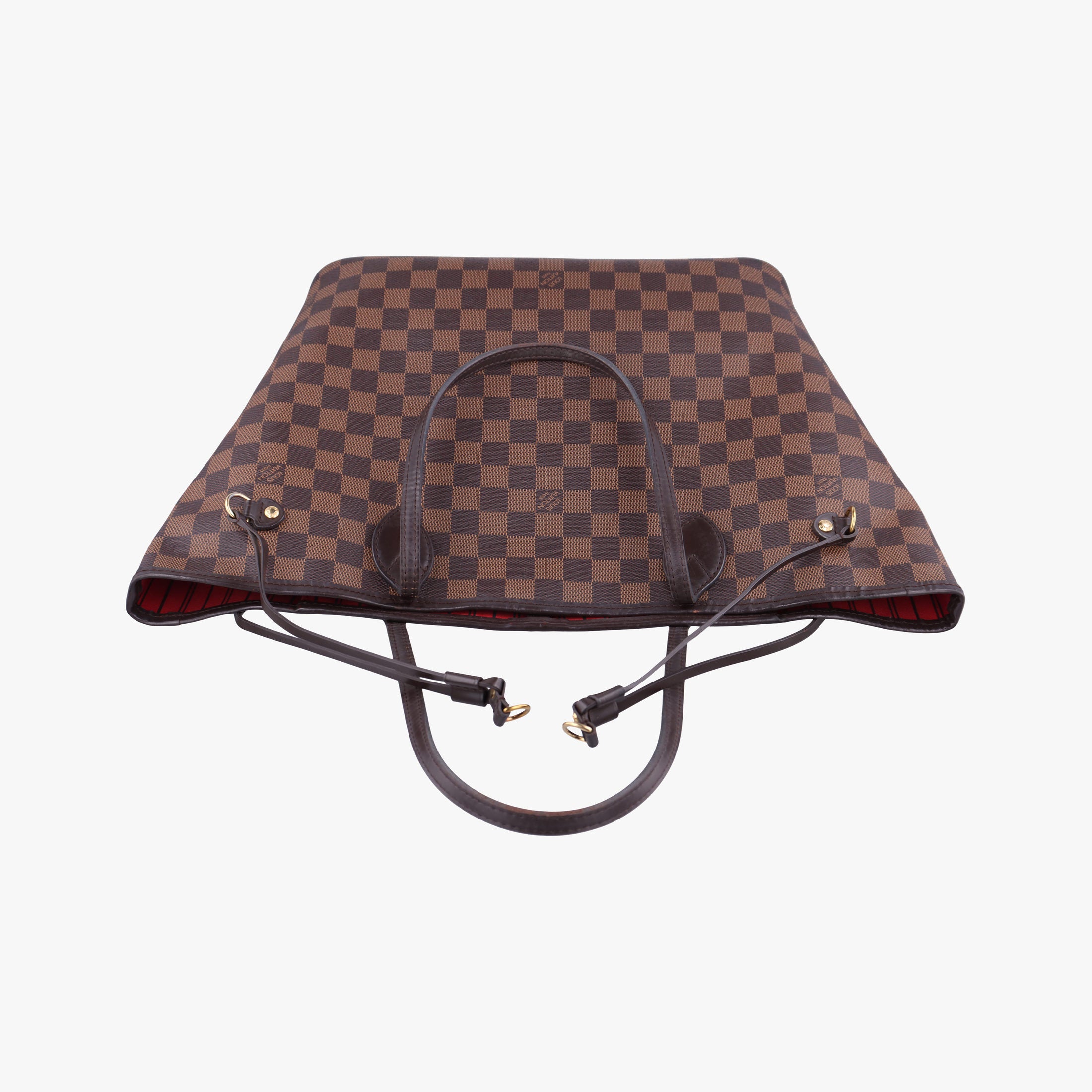 Pre-owned Louis Vuitton NEVERFULL MM EBENE Damier Canvas N51105 shoulderbag | stylenewstar