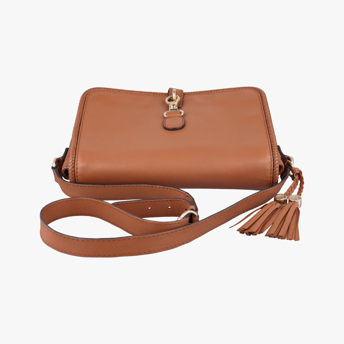 Vintage Gucci Marrakech Messenger Brown leather 257024 shoulderbag | stylenewstar