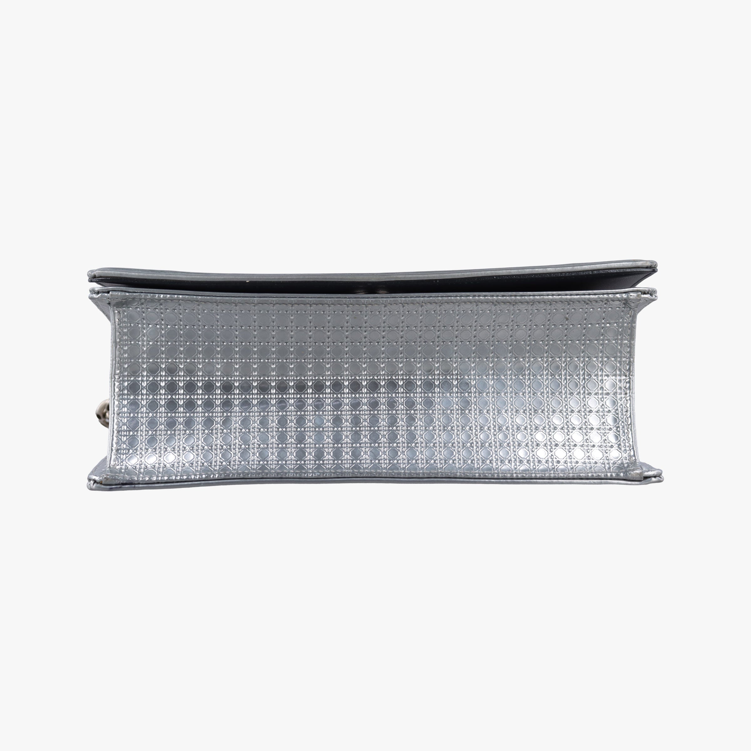 Pre-owned Christian Dior Diorama Silver Leather  shoulderbag | stylenewstar
