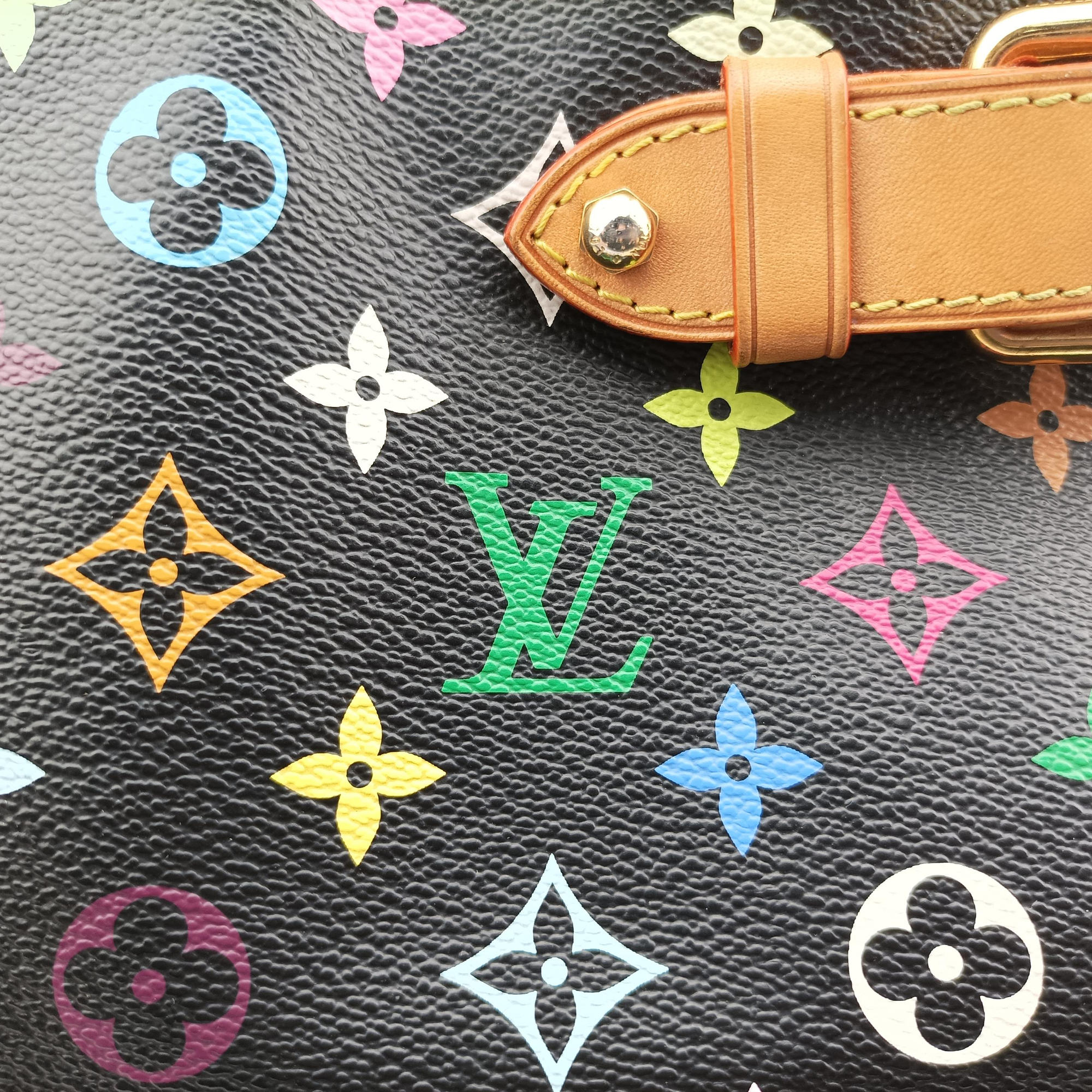 Pre-owned Louis Vuitton CLAUDIA Noir Monogram Multicolor M40194 shoulderbag | stylenewstar