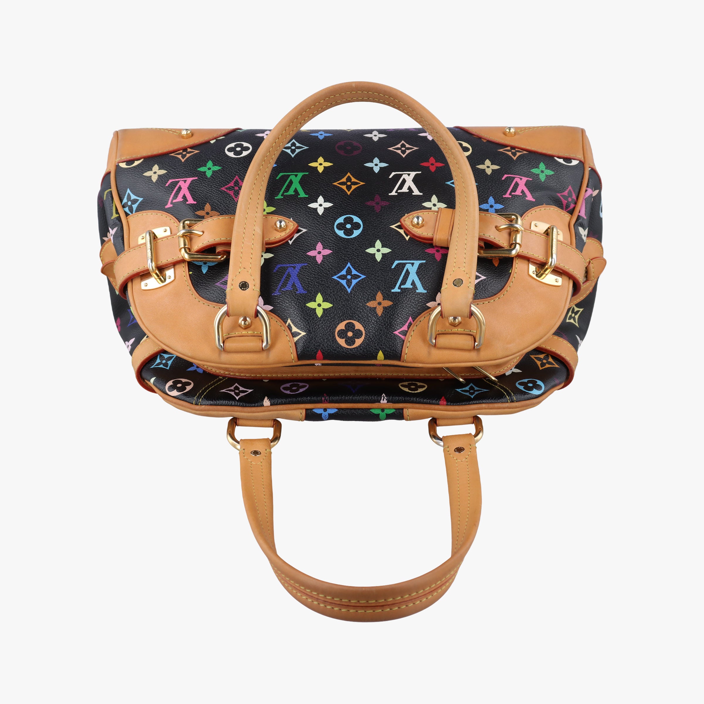 Pre-owned Louis Vuitton CLAUDIA Noir Monogram Multicolor M40194 shoulderbag | stylenewstar