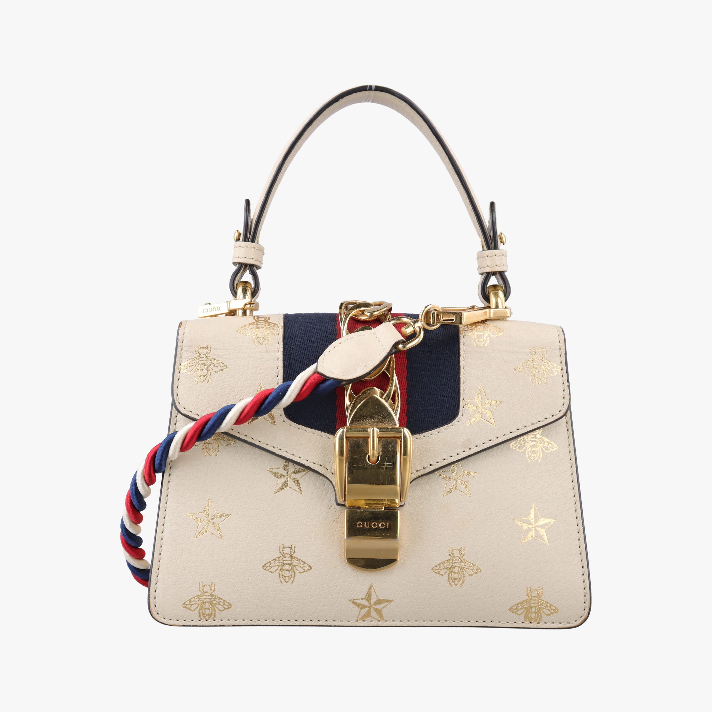 Secondhand Gucci Sylvie White Leather 470270 shoulderbag | stylenewstar