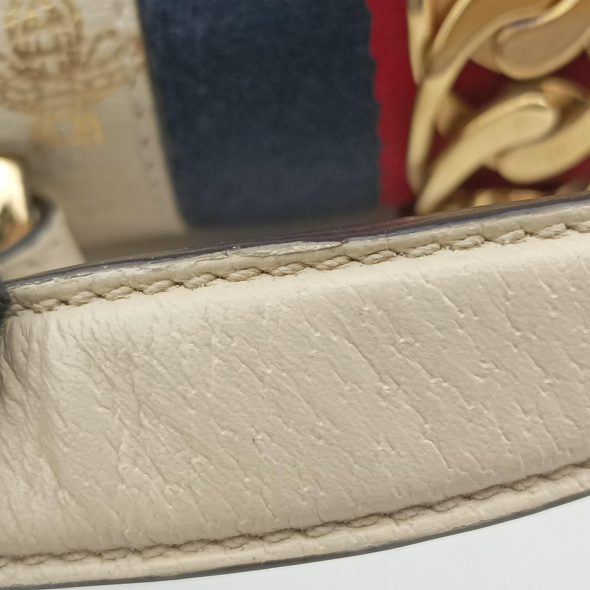 Secondhand Gucci Sylvie White Leather 470270 shoulderbag | stylenewstar