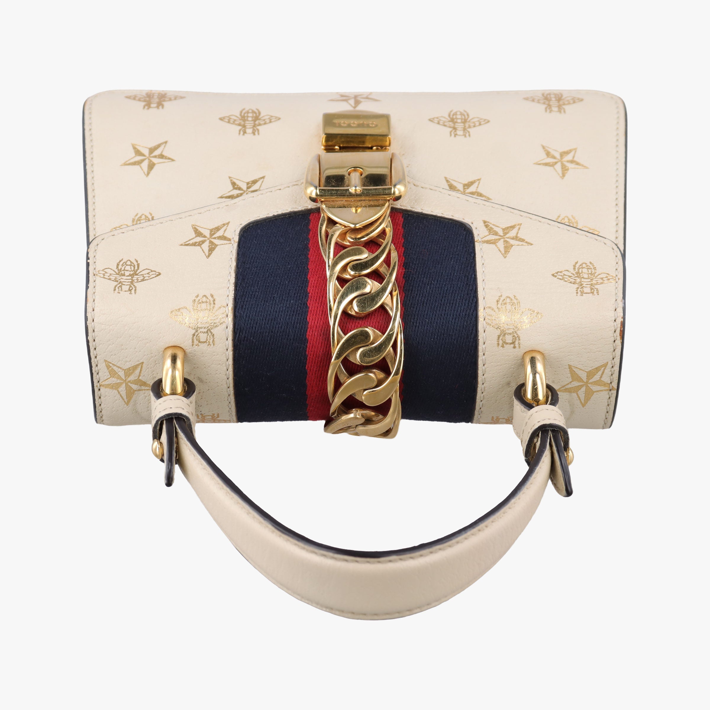 Secondhand Gucci Sylvie White Leather 470270 shoulderbag | stylenewstar