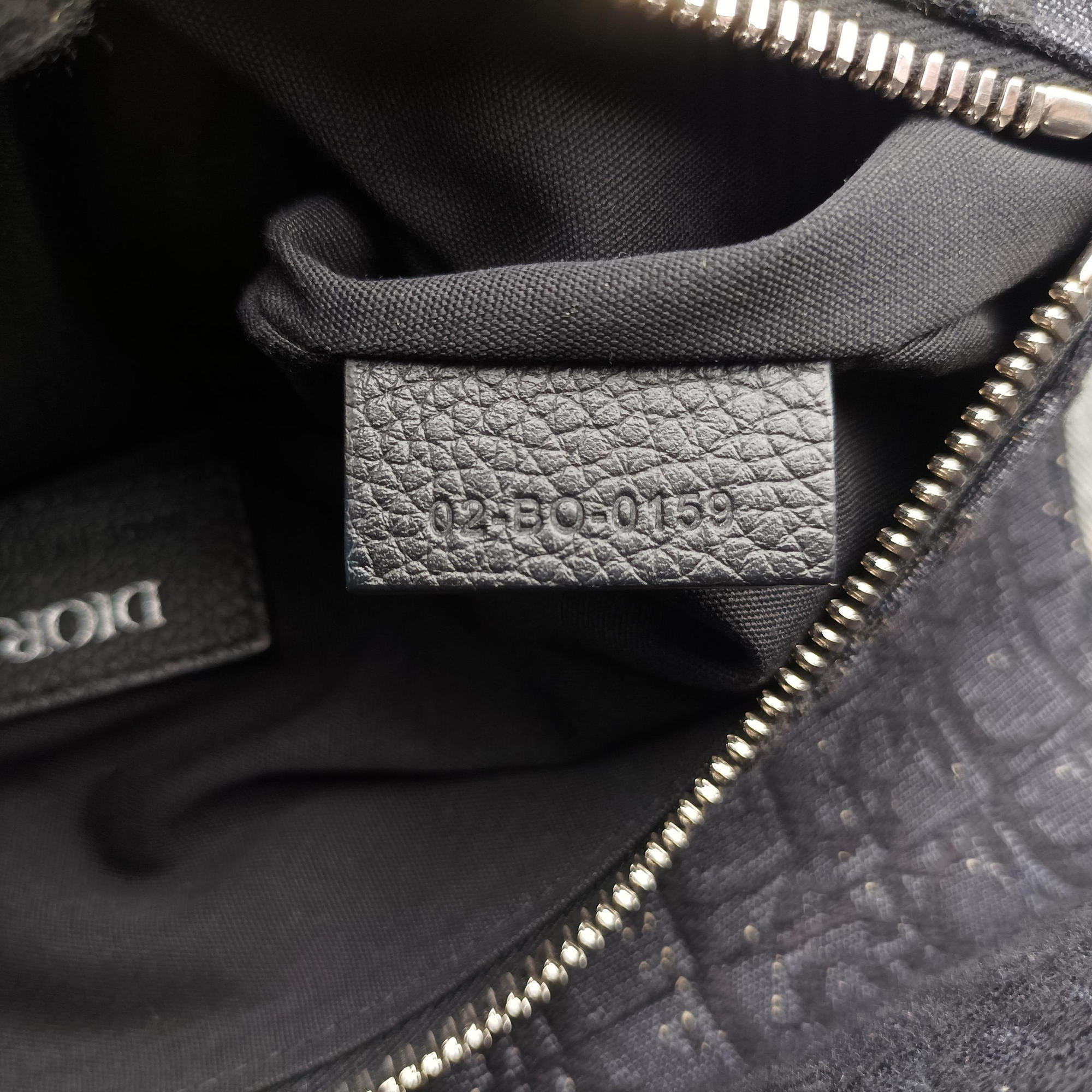 Vintage Christian Dior Saddle Black Jacquard×Leather 1ADPO093YKY shoulderbag | stylenewstar
