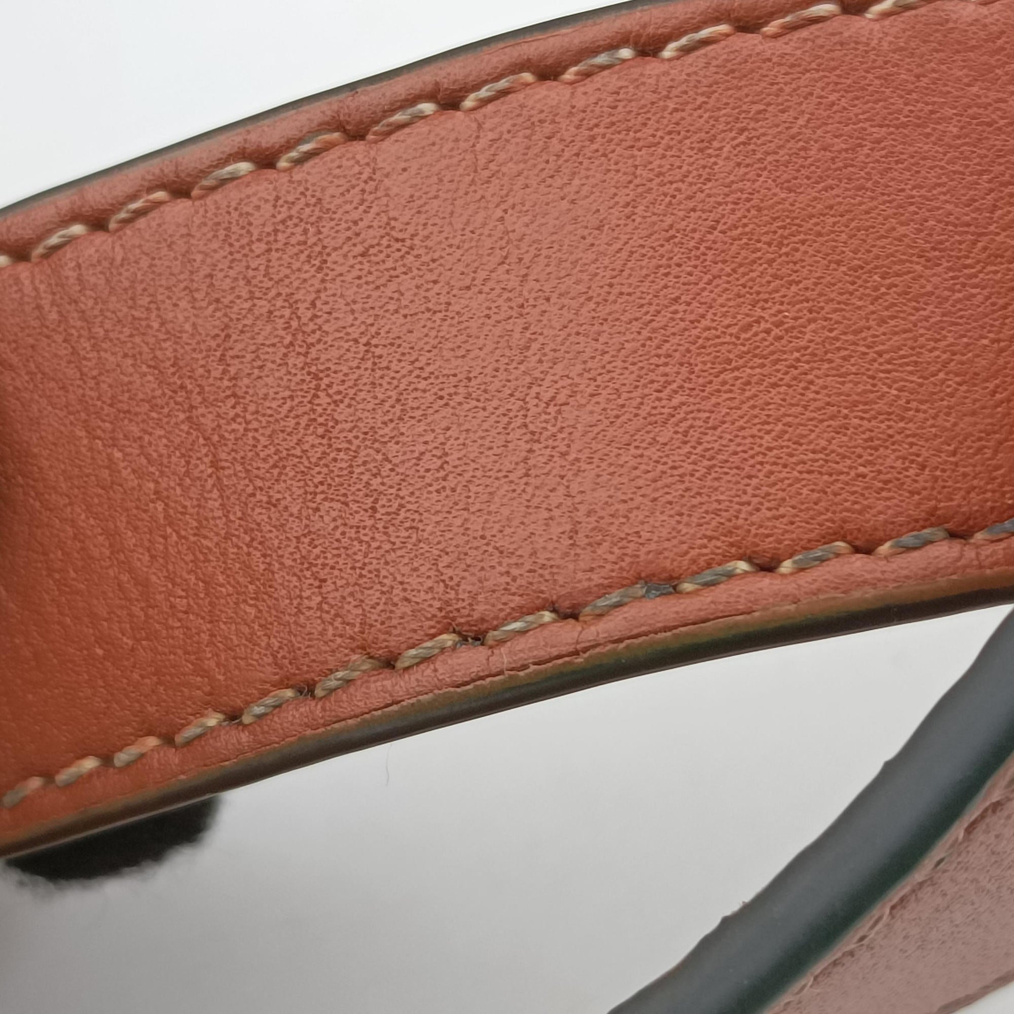 Vintage Loewe basket Beige×Brown Leather × Raffia  handbag | stylenewstar