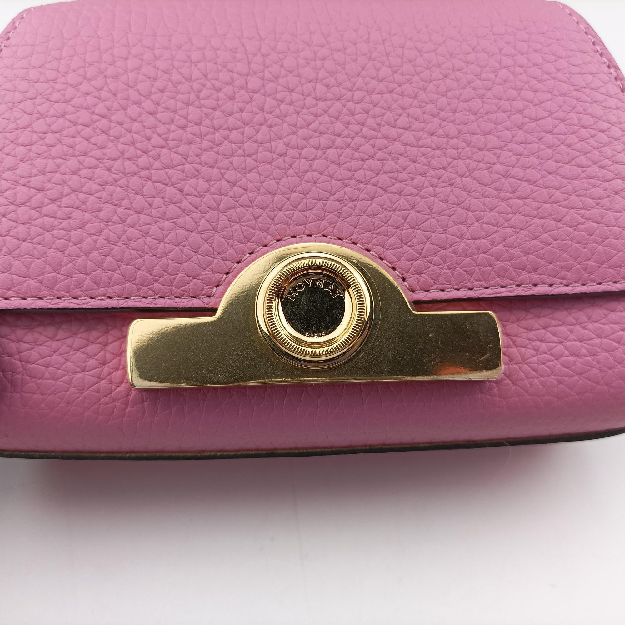 Pre-owned Moynat Legenne Pink leather  shoulderbag | stylenewstar