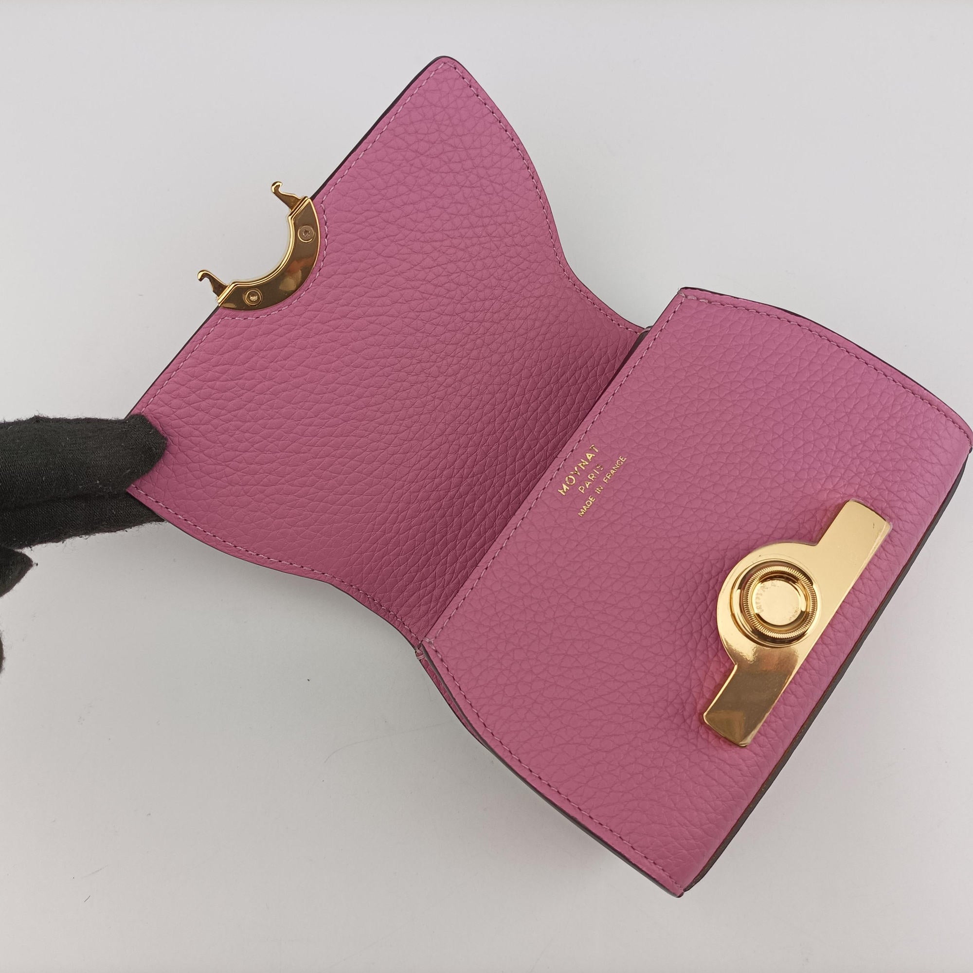 Pre-owned Moynat Legenne Pink leather  shoulderbag | stylenewstar