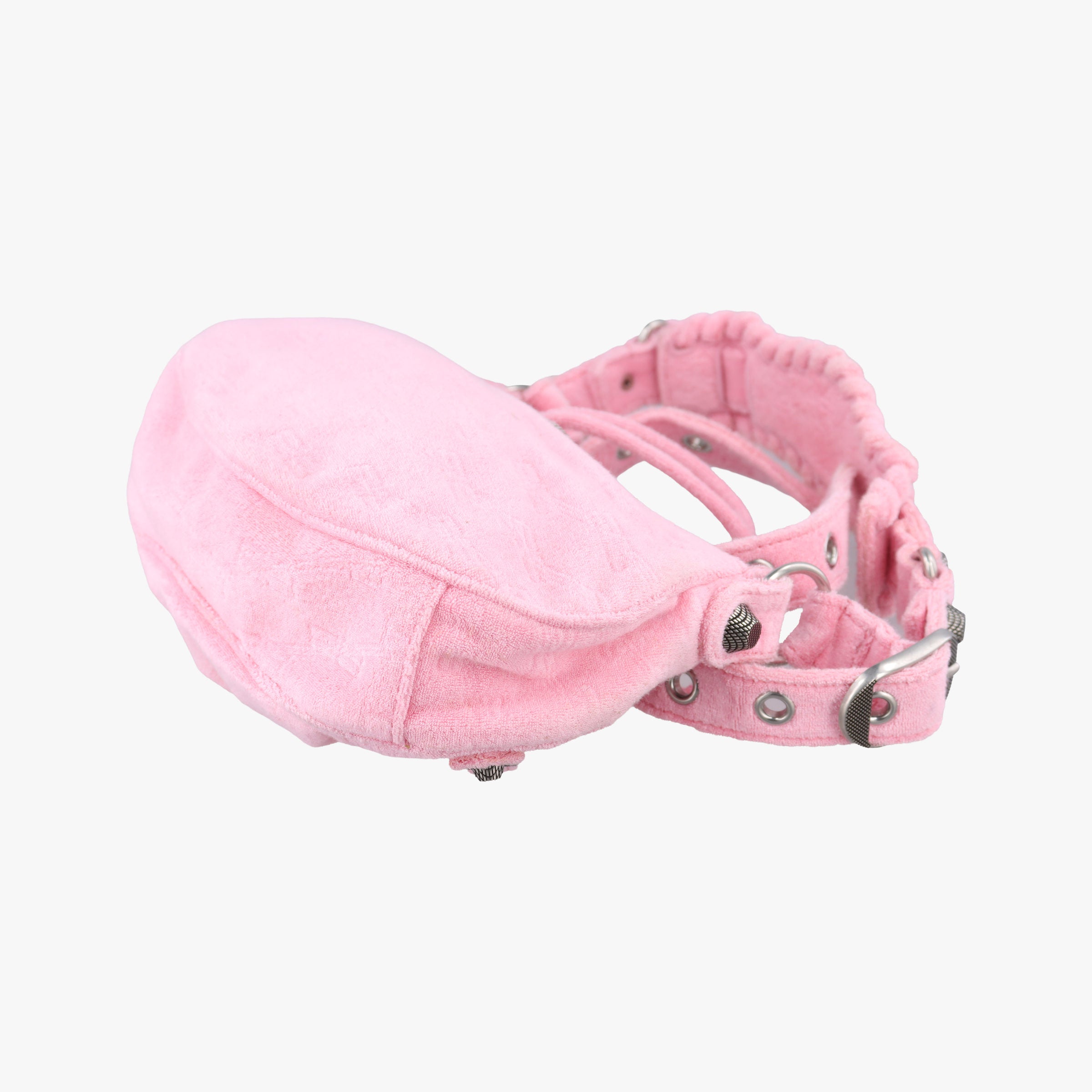 Vintage Balenciaga Le Cagole mini Pink Pile Fabric  shoulderbag | stylenewstar