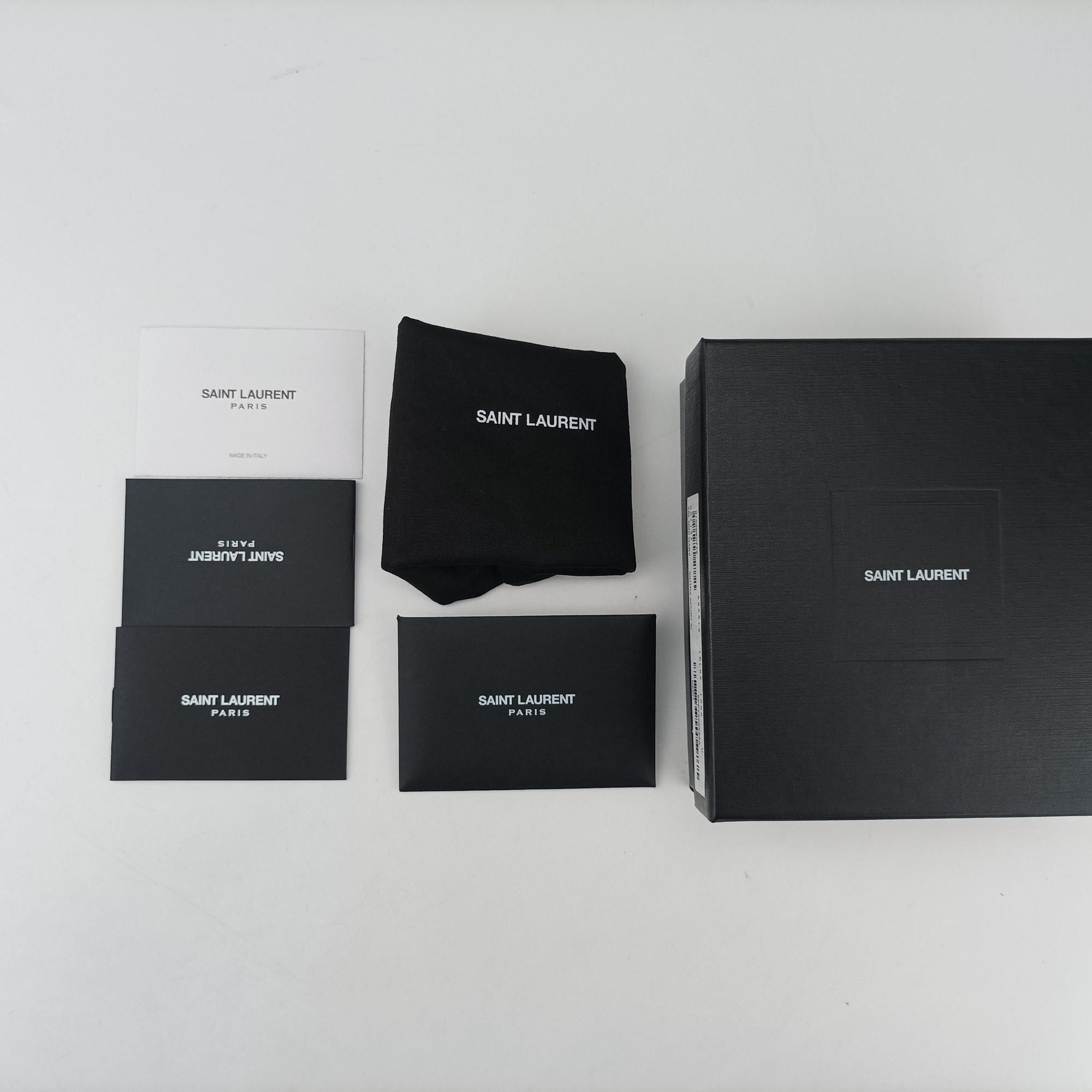 Pre-owned Yves Saint Laurent Gaby Micro Black Leather 685612 shoulderbag | stylenewstar