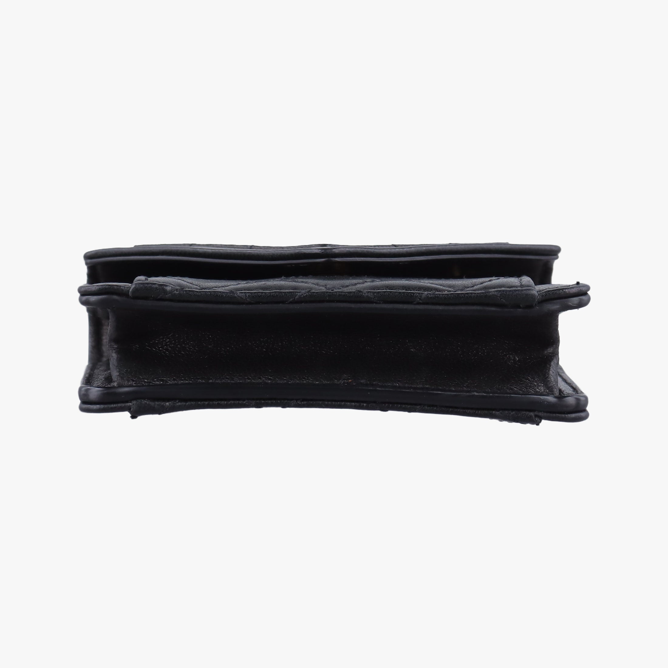 Pre-owned Yves Saint Laurent Gaby Micro Black Leather 685612 shoulderbag | stylenewstar
