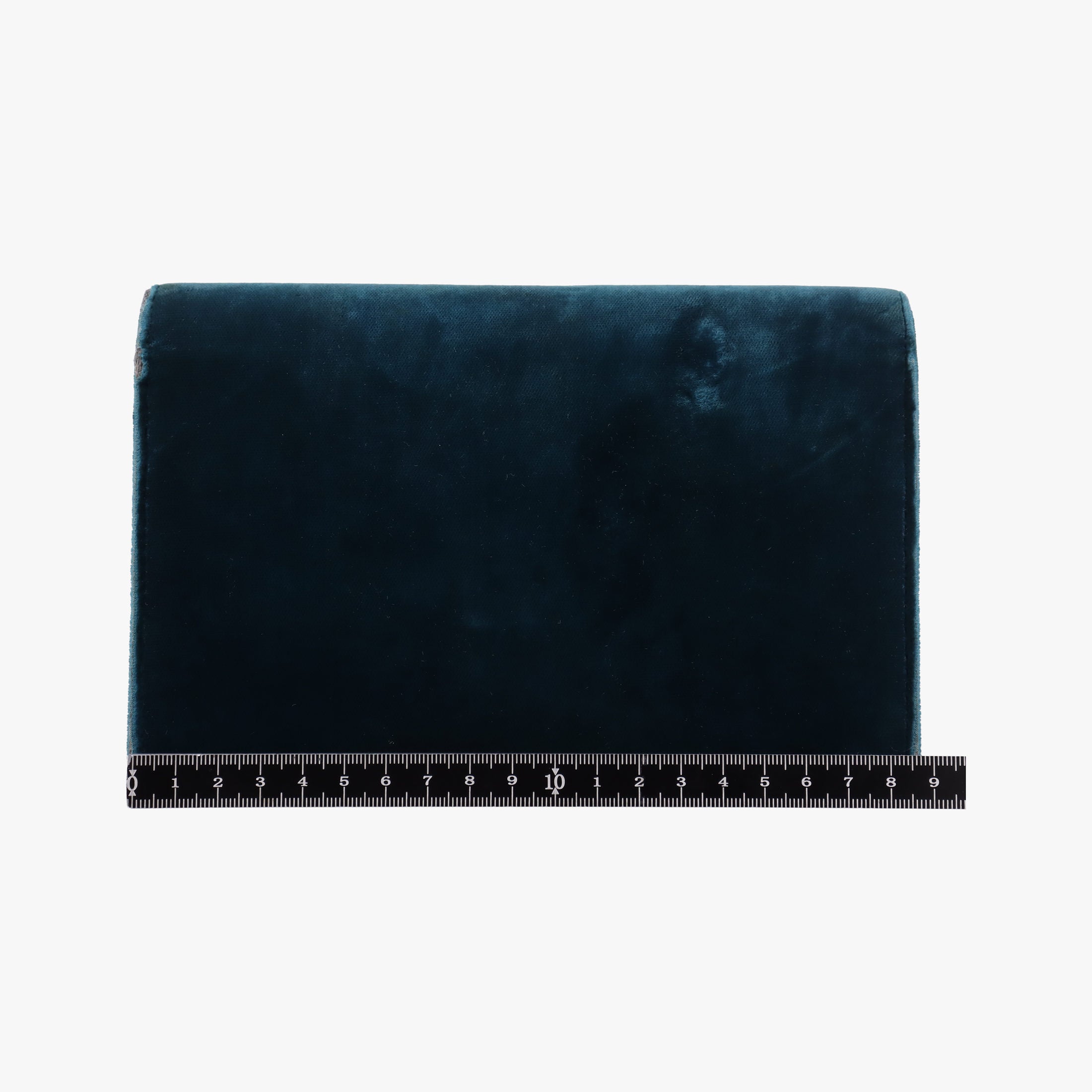 Secondhand Yves Saint Laurent KATE Green velour 491521 shoulderbag | stylenewstar