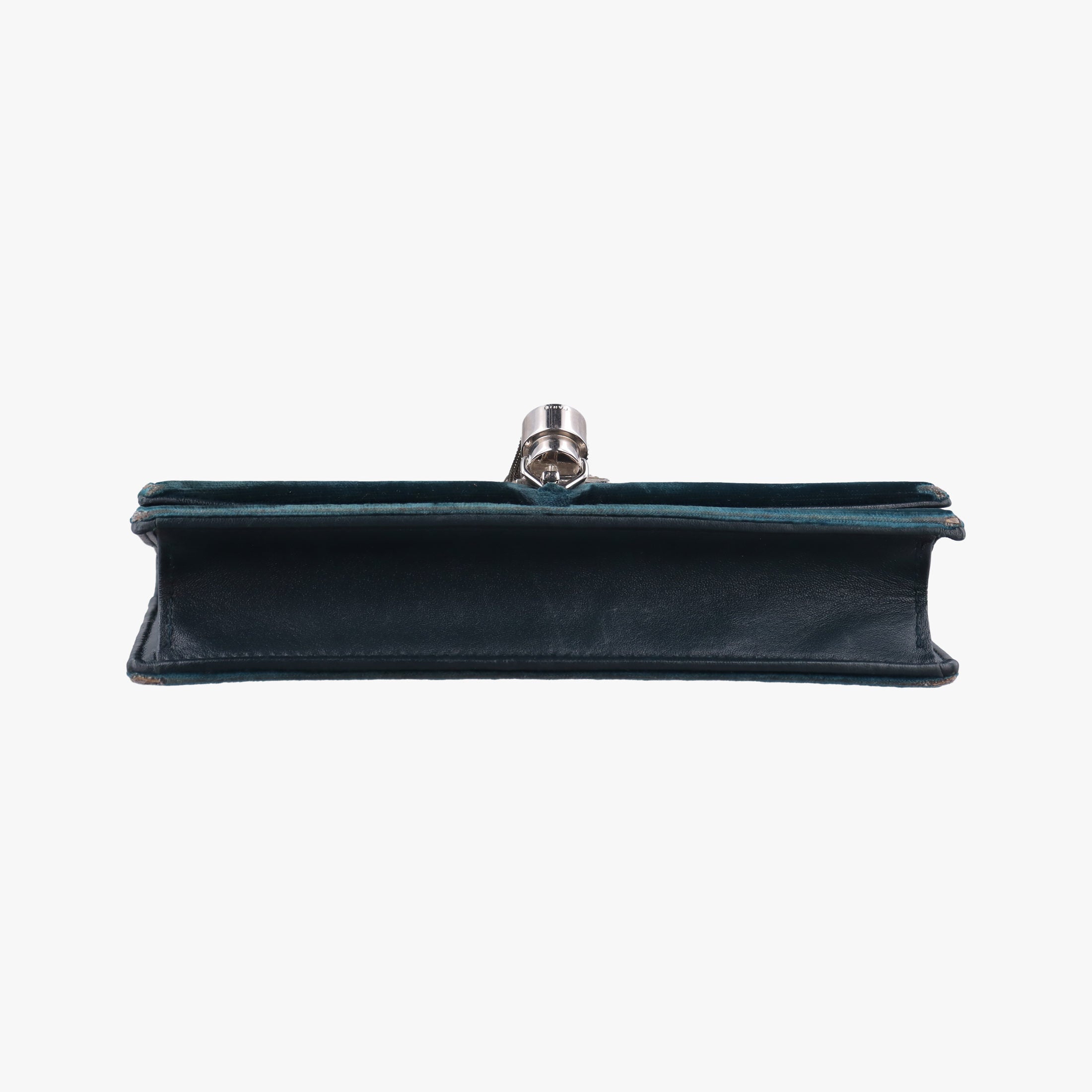Secondhand Yves Saint Laurent KATE Green velour 491521 shoulderbag | stylenewstar