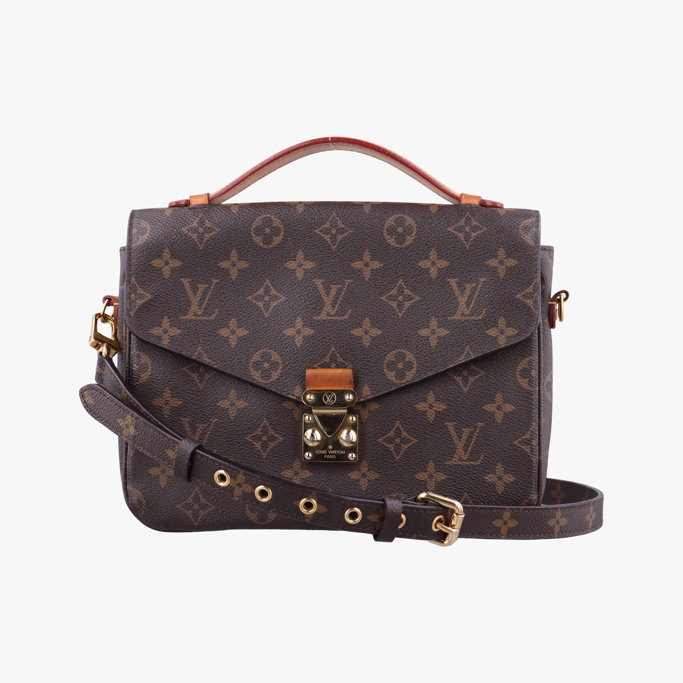 Pre-owned Louis Vuitton Pochette Metis MM Brown Monogram Canvas M44875 shoulderbag | stylenewstar