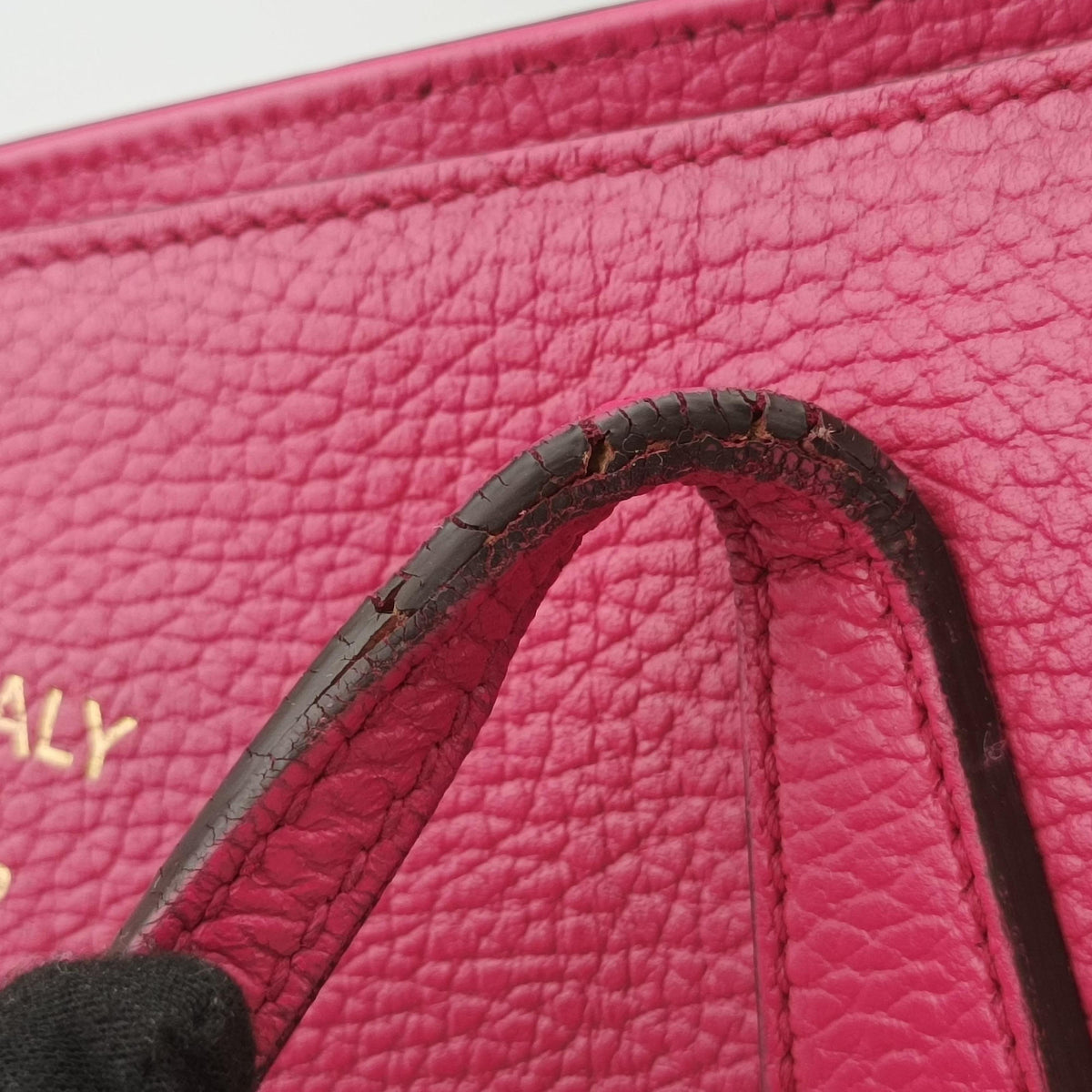 Pre-owned Gucci Swing Rose Leather 354397 shoulderbag | stylenewstar