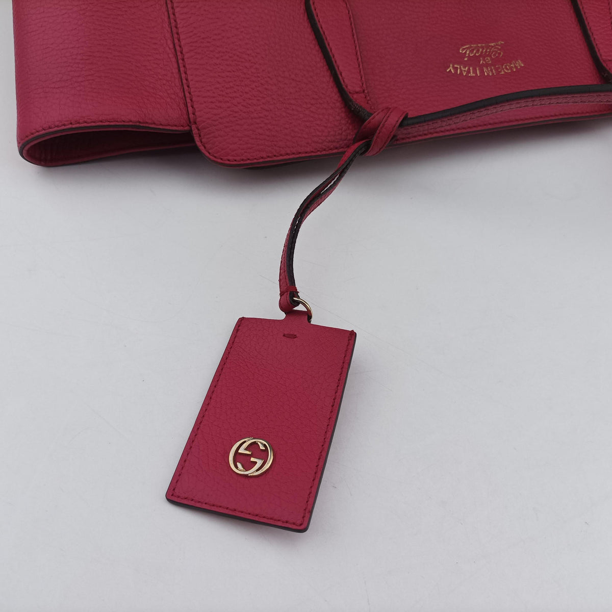 Pre-owned Gucci Swing Rose Leather 354397 shoulderbag | stylenewstar