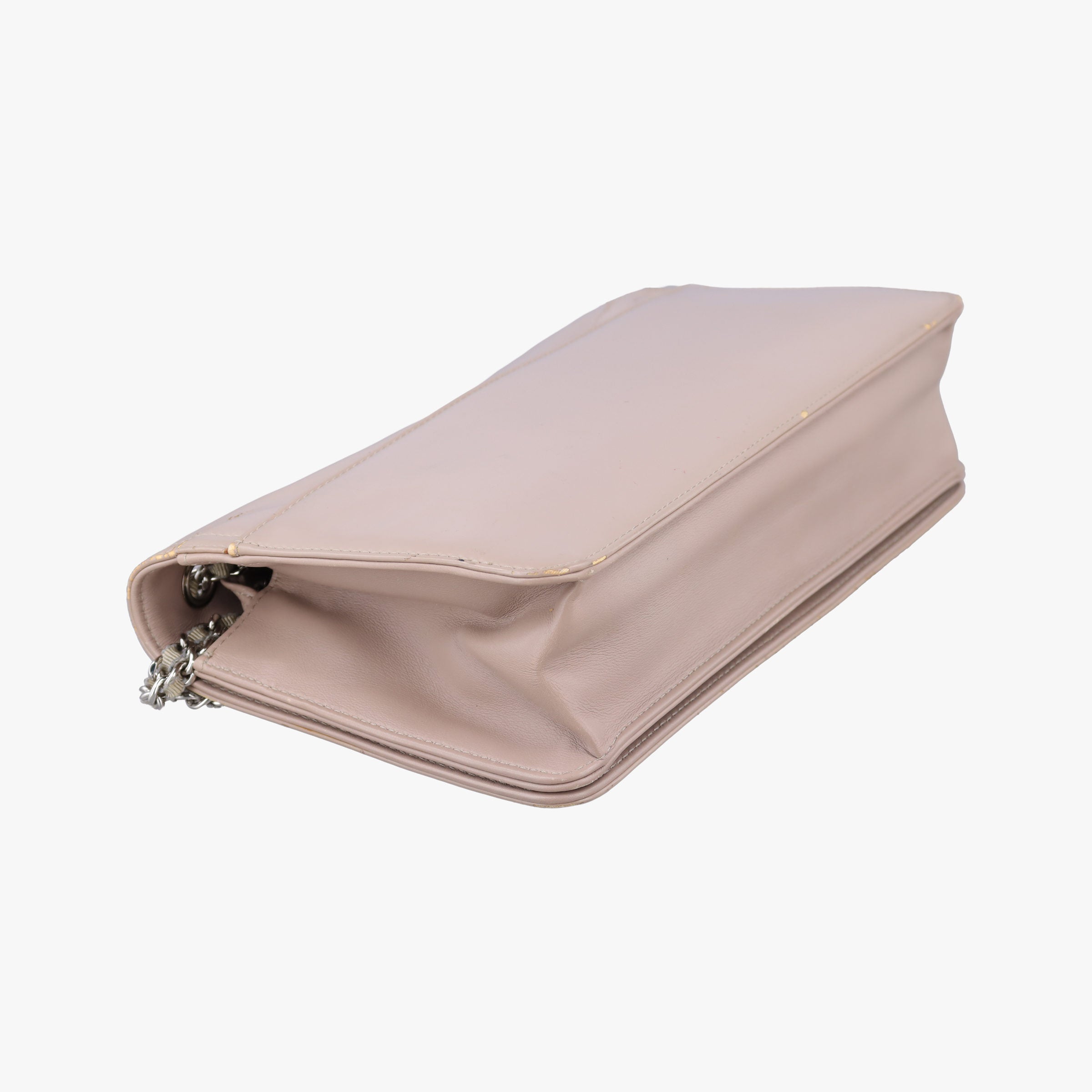 Pre-owned Chanel Lipstick Beige Enamel A66936 shoulderbag | stylenewstar